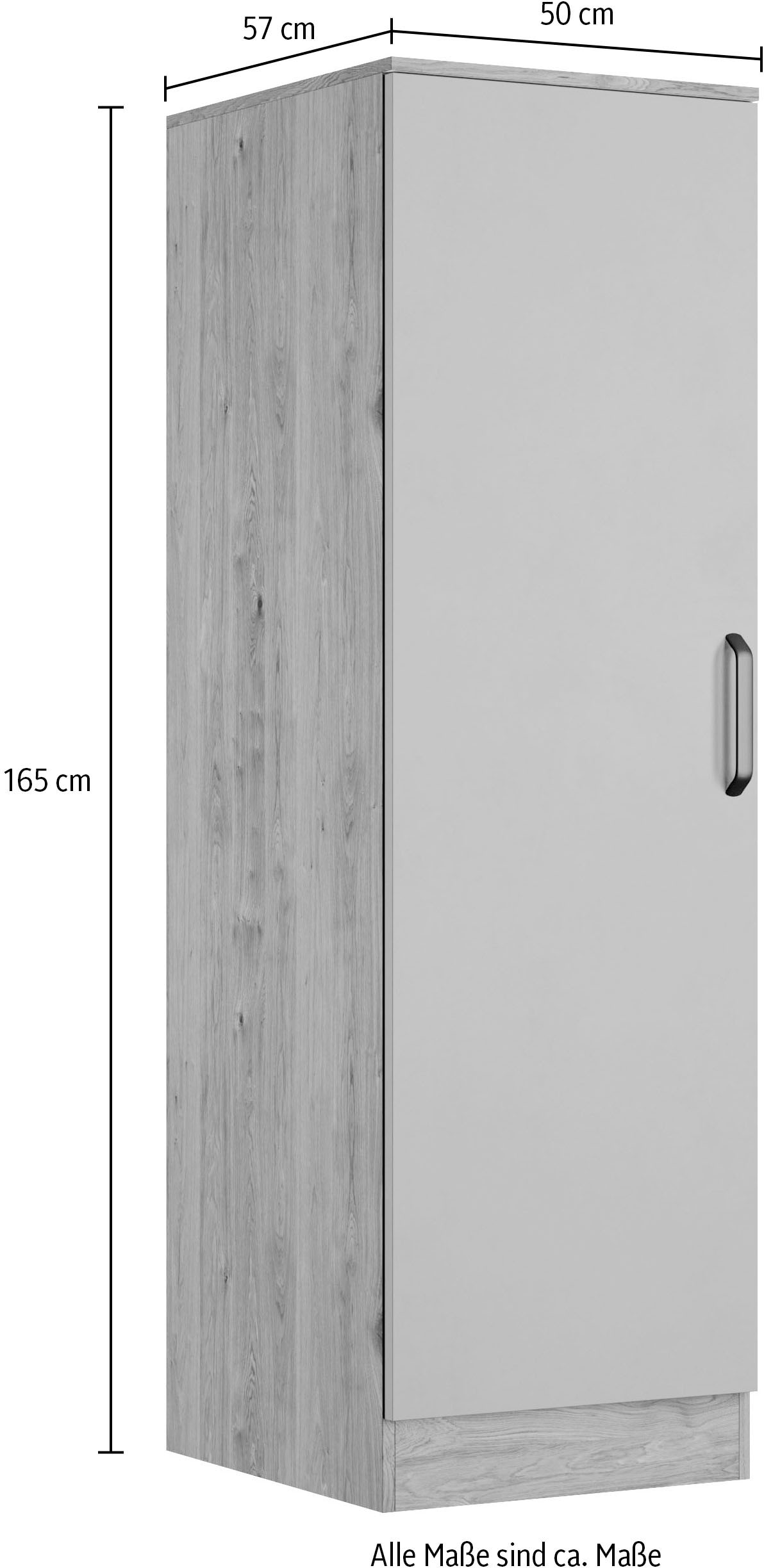 wiho Küchen Seitenschrank »Elba«, Breite 50 cm