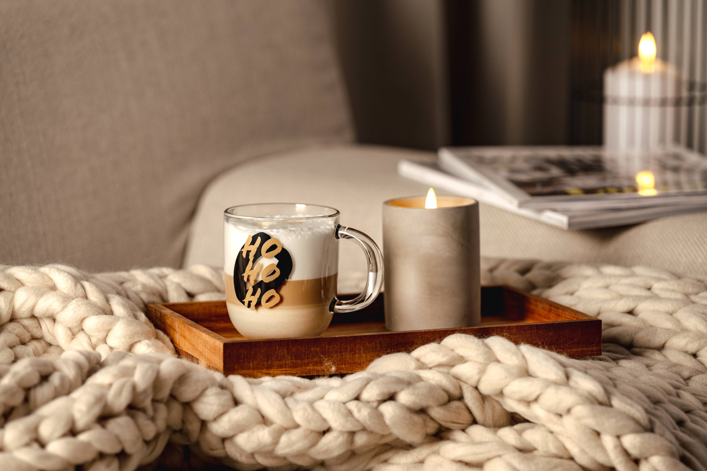 LEONARDO Tasse »SILENZIO mit Spruch« -HOHOHO-, 400ml