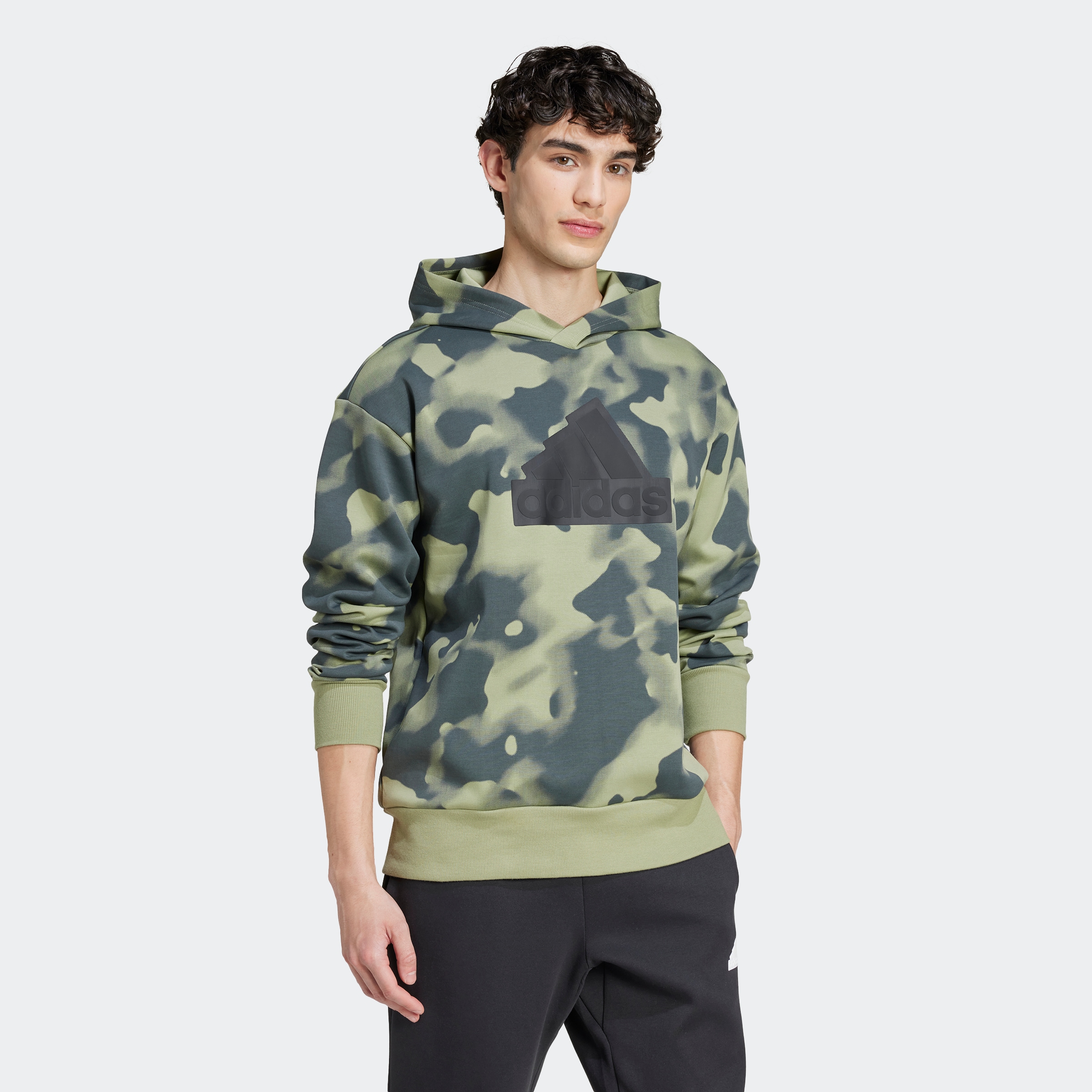 adidas Sportswear Kapuzensweatshirt "M FI BOS HD AOP" günstig online kaufen