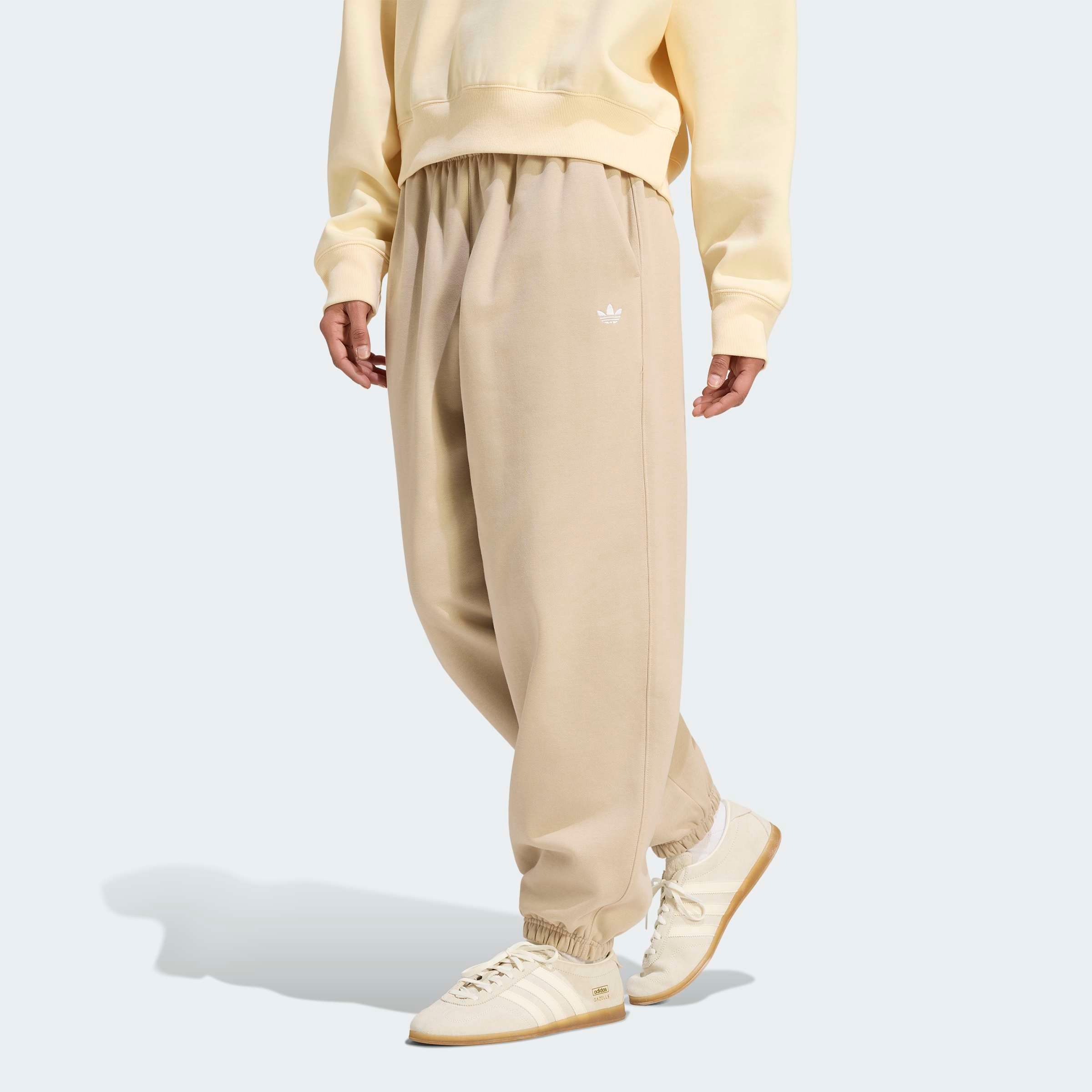 adidas Originals Sporthose "ESSENTIALS, LOCKERE PASSFORM" mit Gummizug, für Erwachsene, aus Baumwolle, normale Weite