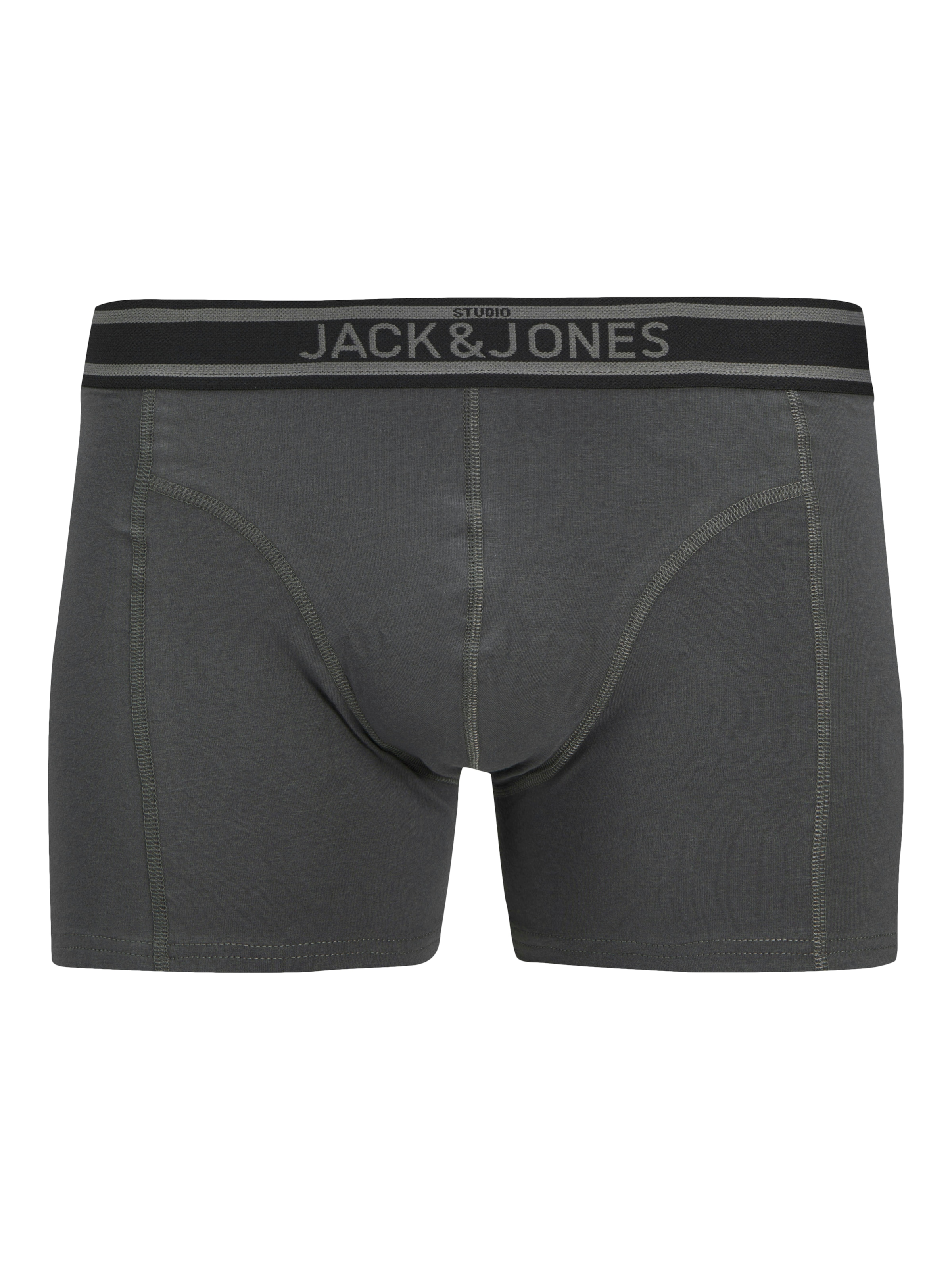 Jack & Jones Trunk »JACAIDEN SOLID TRUNKS 3 PACK SN«, (3 St.), mit Logo Schriftzug