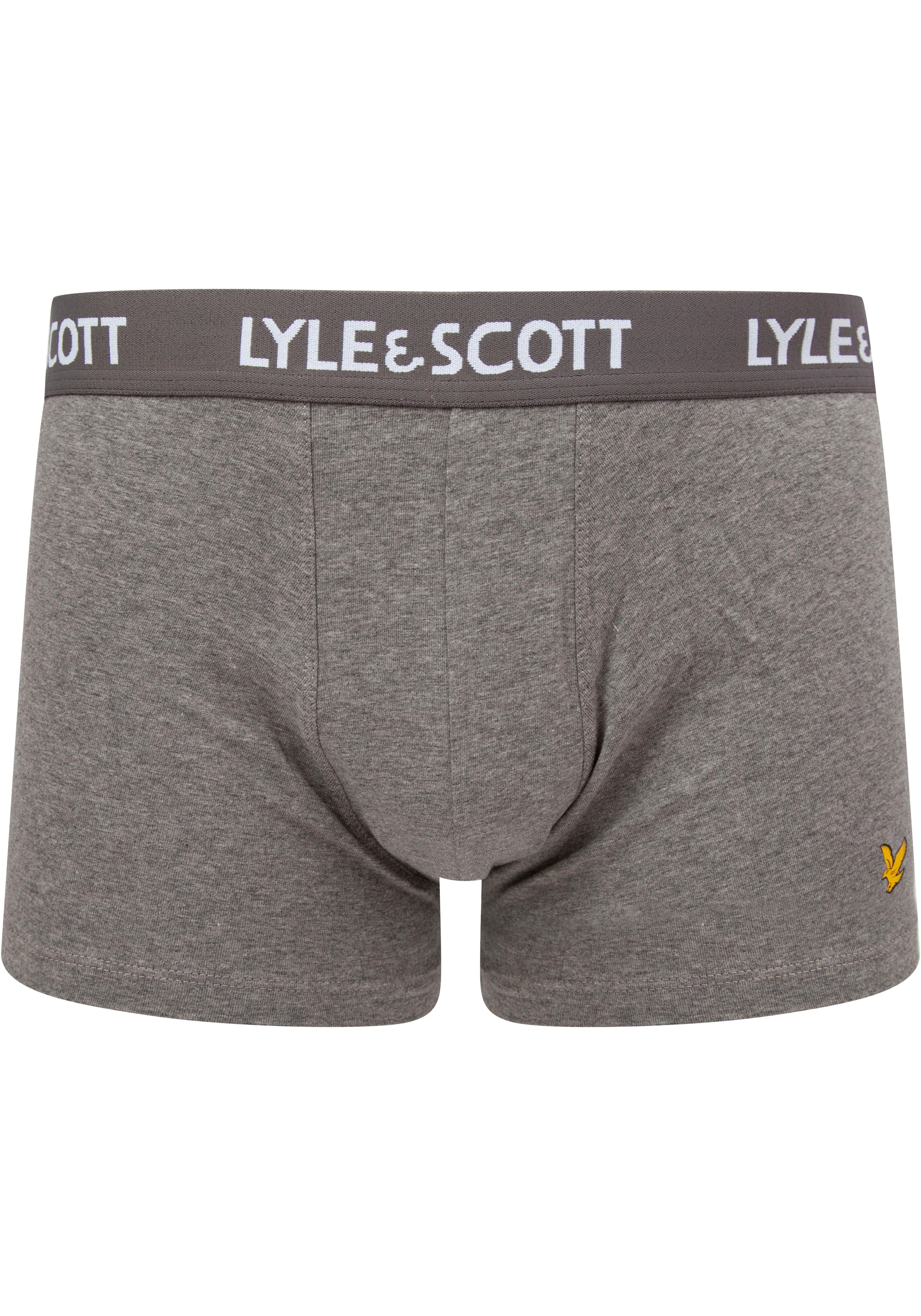 Lyle & Scott Boxershorts, (Packung, 3 St.), mit Logo-Elastikbund