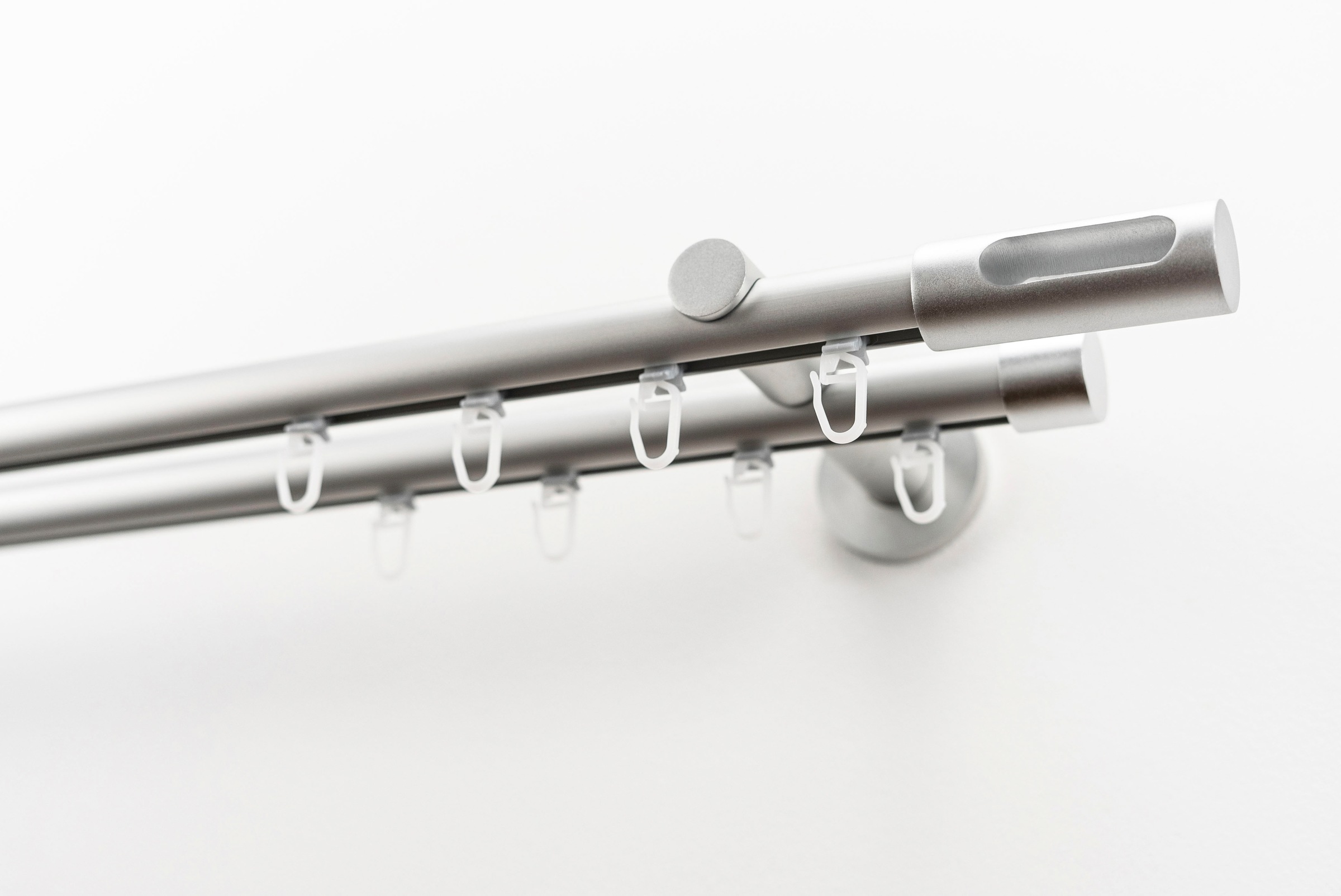 GARESA Gardinenstange "EASY" Ø 20 mm 2 läufig-läufig Wunschmaßlänge günstig online kaufen