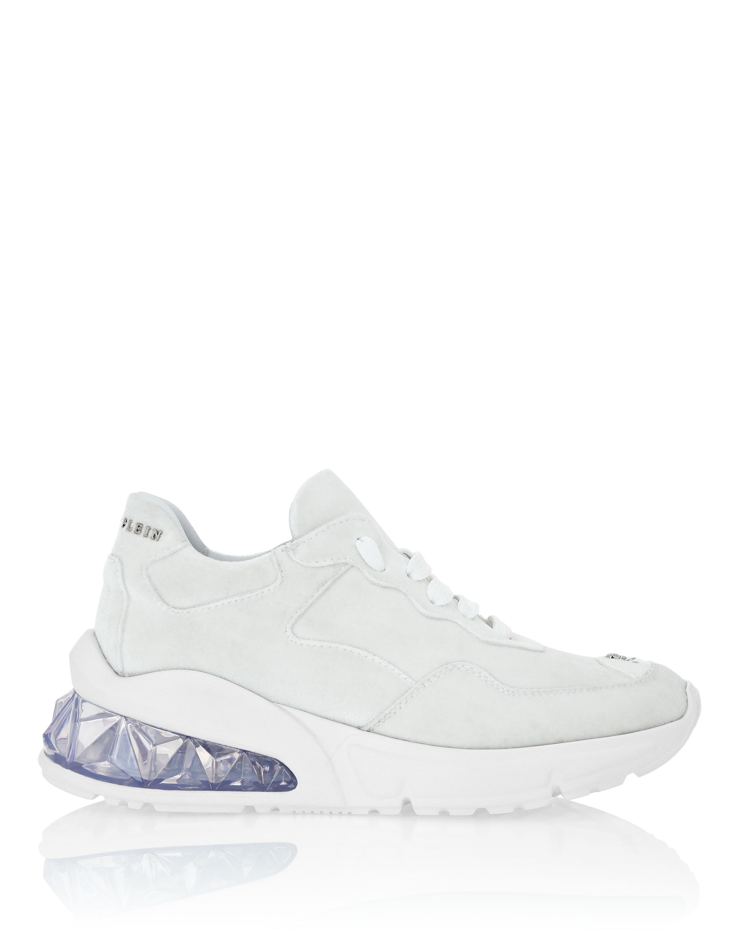 Sneaker PHILIPP PLEIN "Läufer Sneaker", Damen, Gr. 36, Normalschaft, 01, weiß, Schuhe Sneaker 2