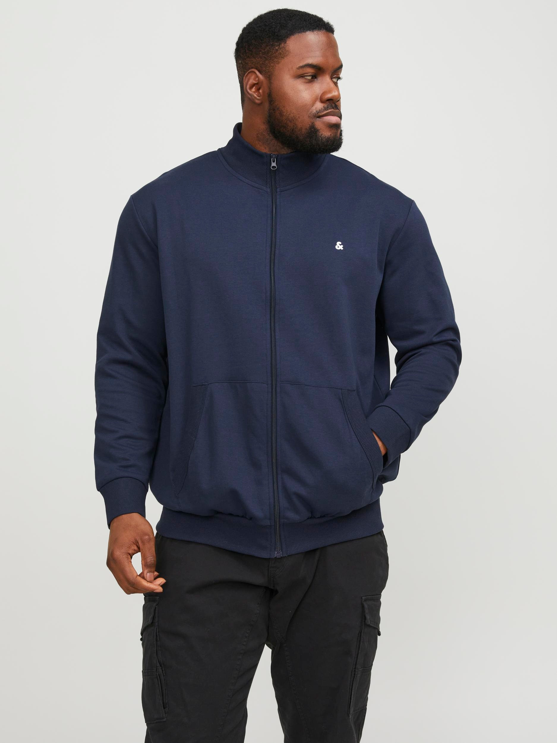 Jack & Jones PlusSize "JJEPAULOS SWEAT ZIP NOOS PLS" günstig online kaufen