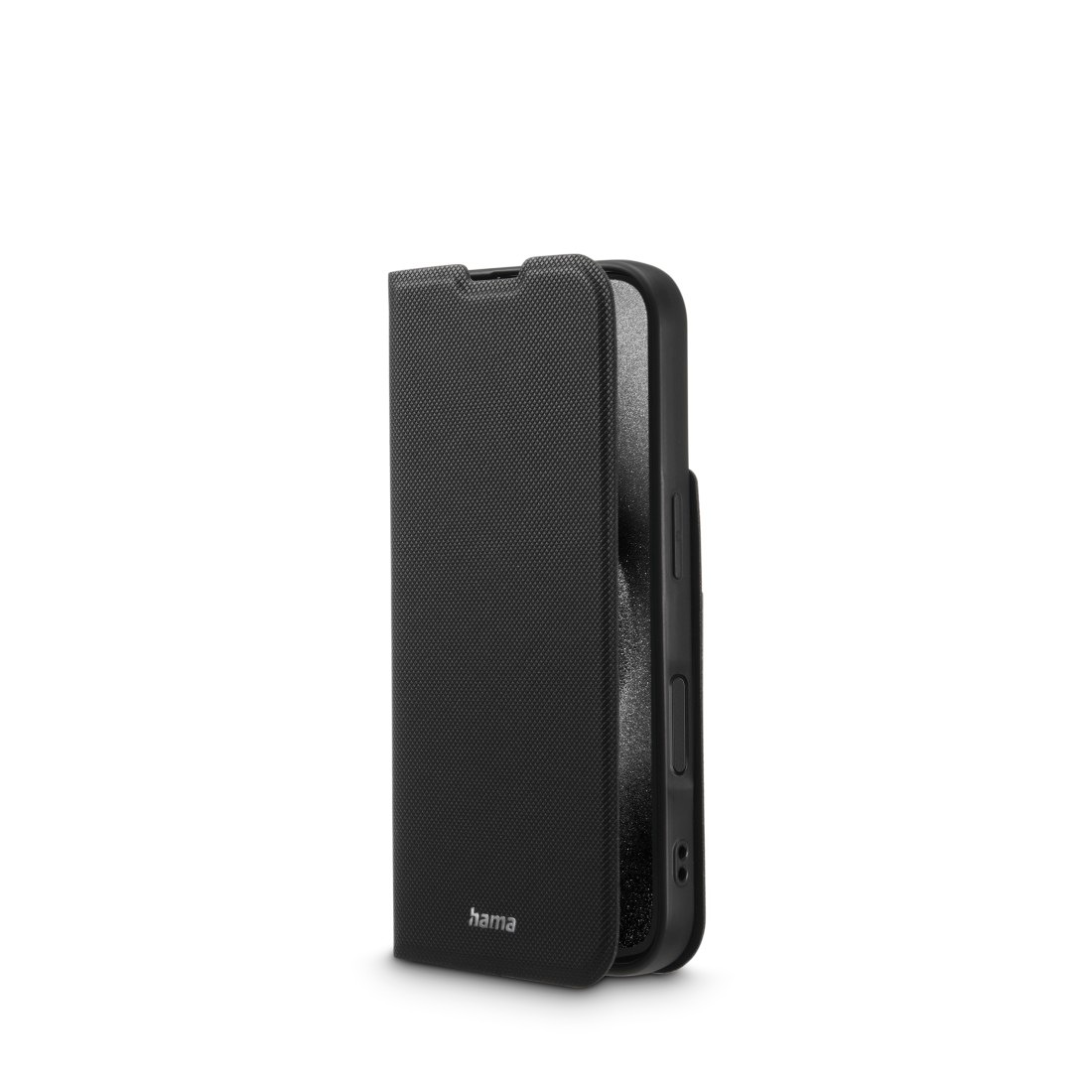 Hama Smartphone-Hülle »Handytasche Booklet für Apple iPhone 16 Pro Max, Kartenfächer, Schwarz«, iPhone 16 Pro Max, Standfunktion, Kartenfächer