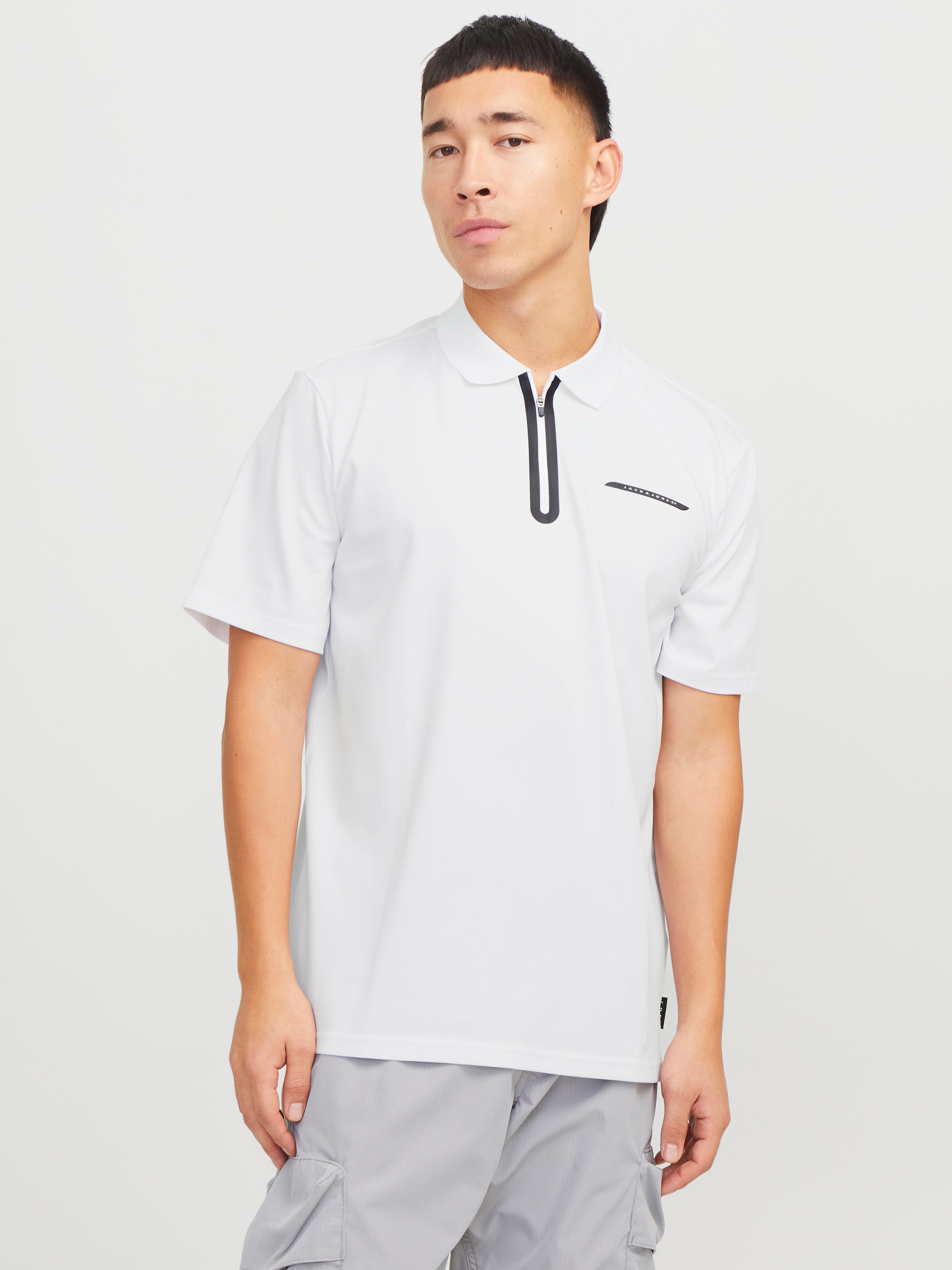 Jack & Jones Poloshirt "JCOFUSION PIQUE POLO SS SN" günstig online kaufen