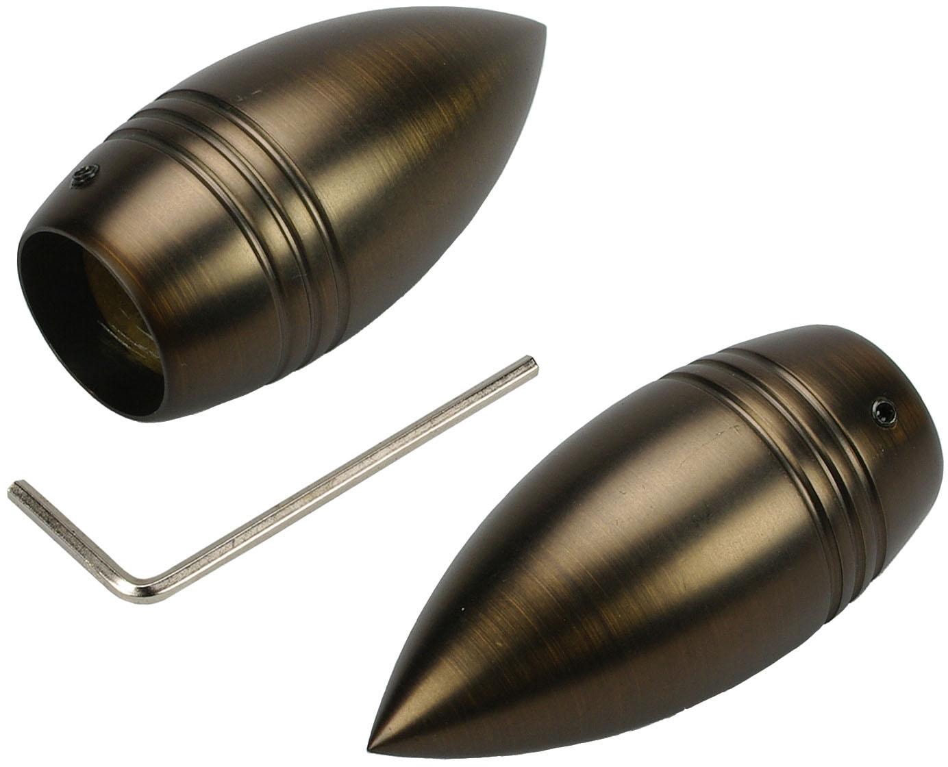 Liedeco Gardinenstange »CELBULLE02SG2L« Ø 25 mm 2 läufig-läufig Fixmaß 2-läufig im Fixmaß Ø 25/20 mm