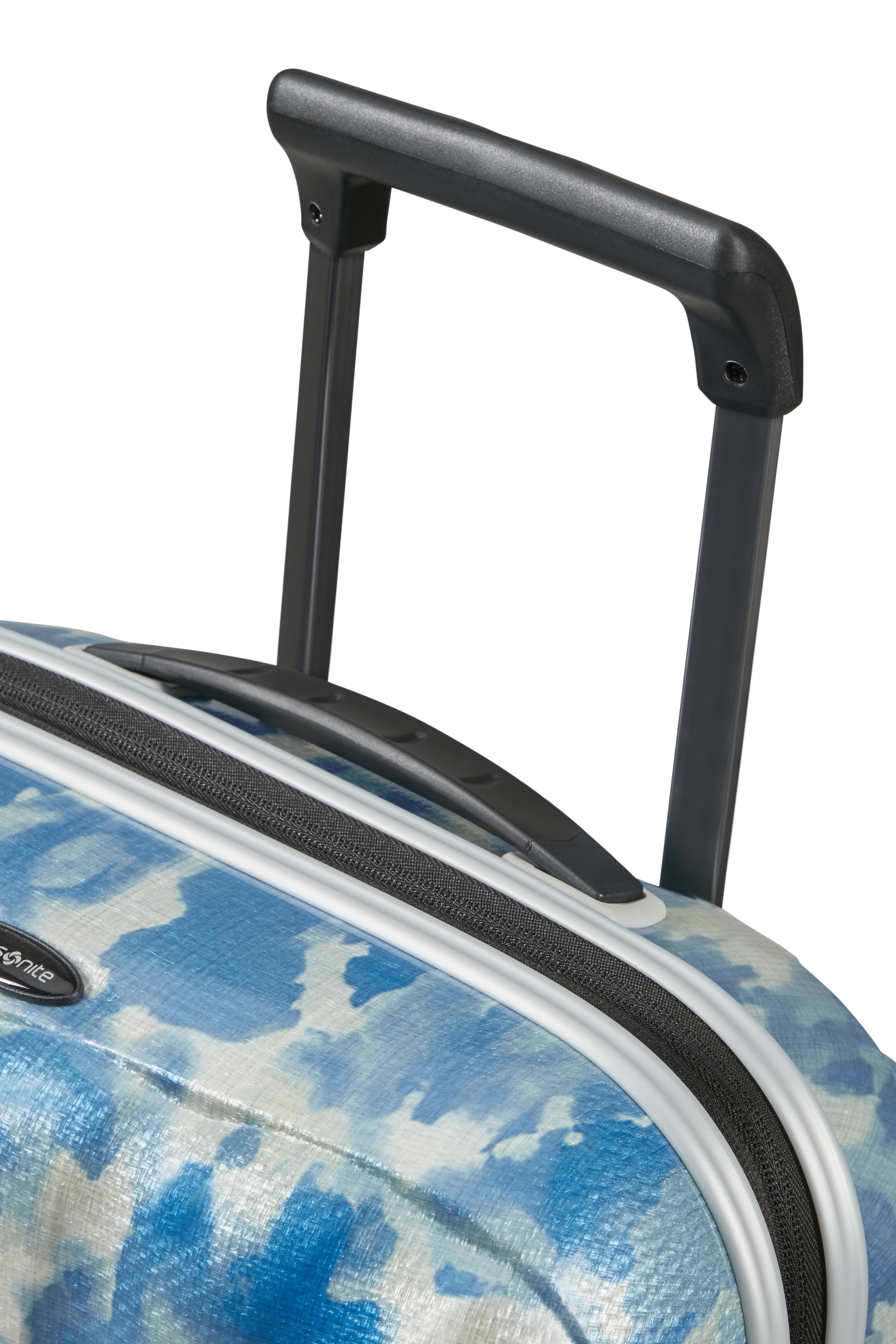 Samsonite Hartschalen-Trolley »SPINNER« 36 l Farbedition "Drifted Clouds", Curv-Material, mind. 95% recyceltes PET