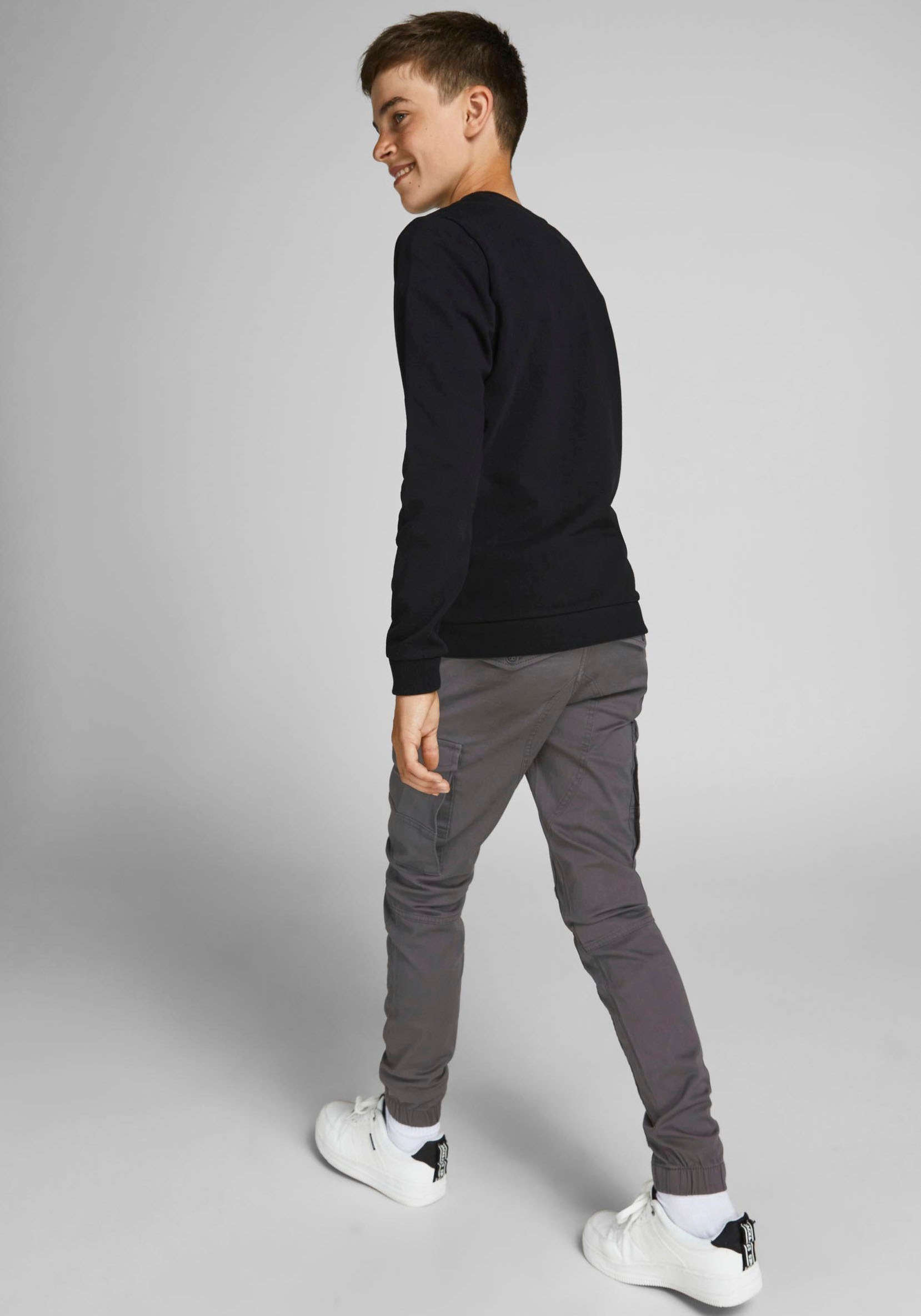 Thumbnail - Jack & Jones Junior Cargohose "JPSTPAUL JJFLAKE 542 ASPHALT NOOS JNR"