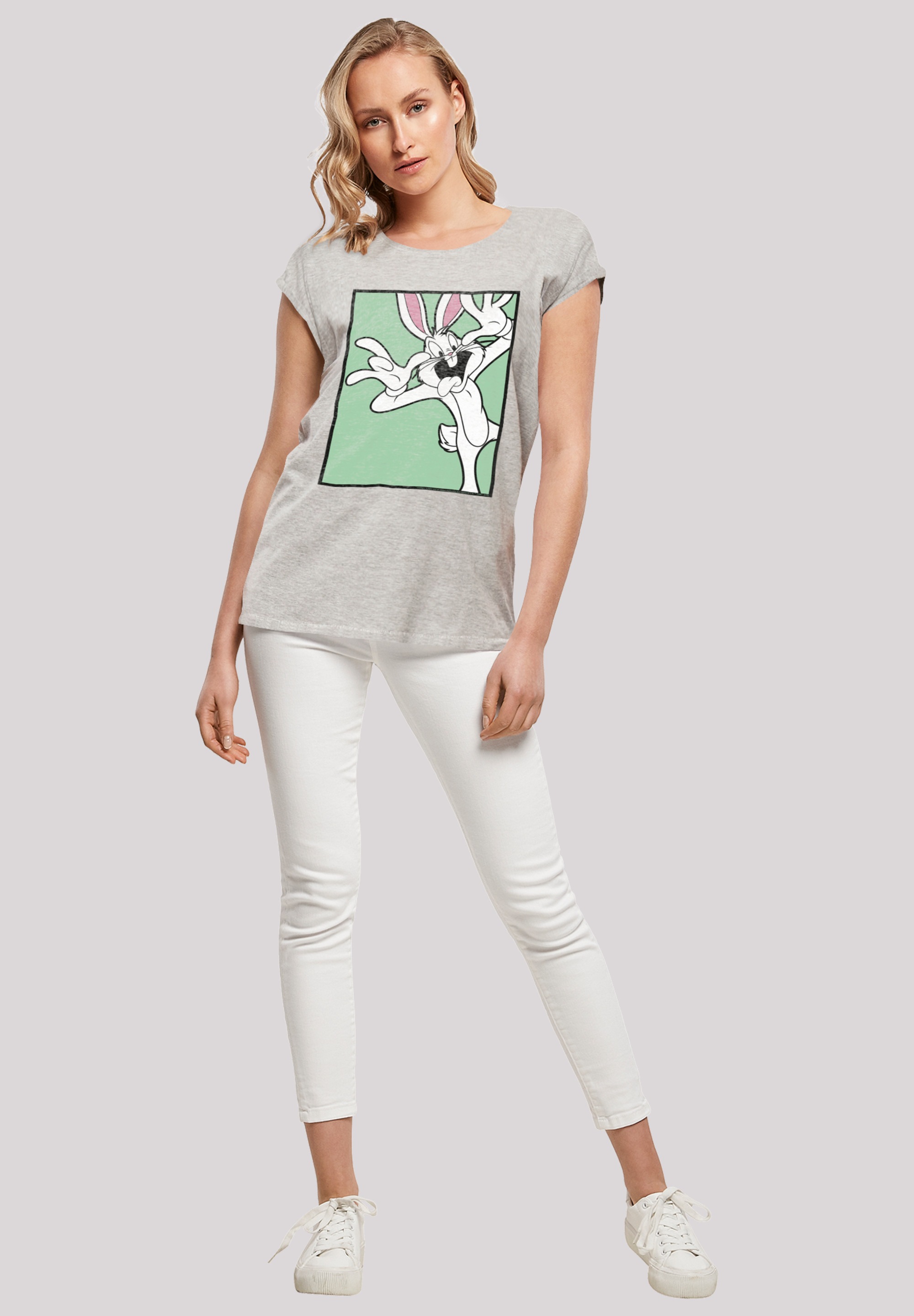 F4NT4STIC T-Shirt »Looney Tunes Bugs Bunny Funny Face«, Print