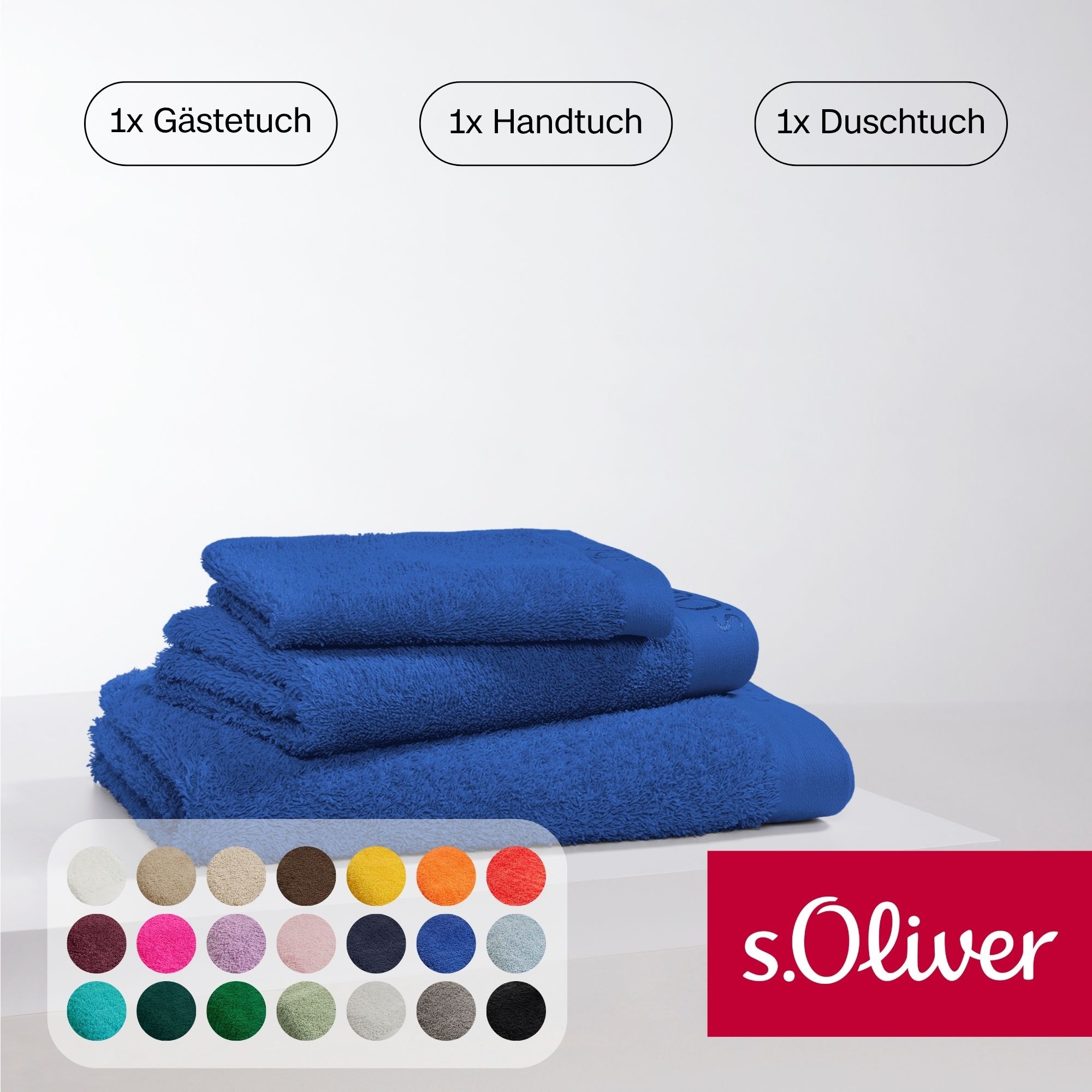 s.Oliver Handtuch Set "s.Oliver, Premium Qualität, 600 gr/m²," Set 3 Stk. W günstig online kaufen
