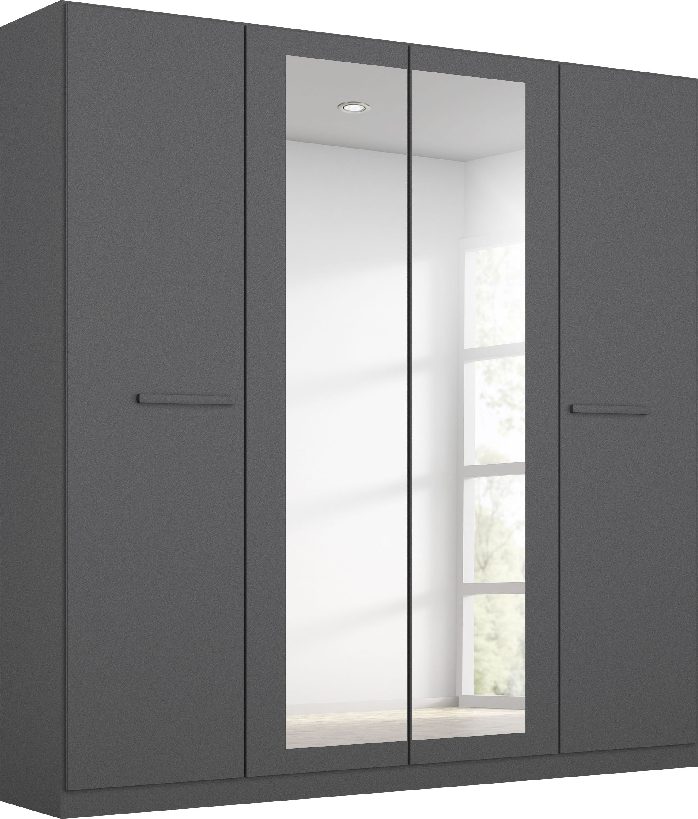 OTTO home Kleiderschrank "Mehrzweckschrank Aktenschrank Möbel Mietswohnung Schlafzimmer MODI" erhältlich in Breiten 91/136/181/226/271 cm, Höhe 210 cm, in angesagten Farbkombinationen, optional mit Spiegel MADE IN GERMANY