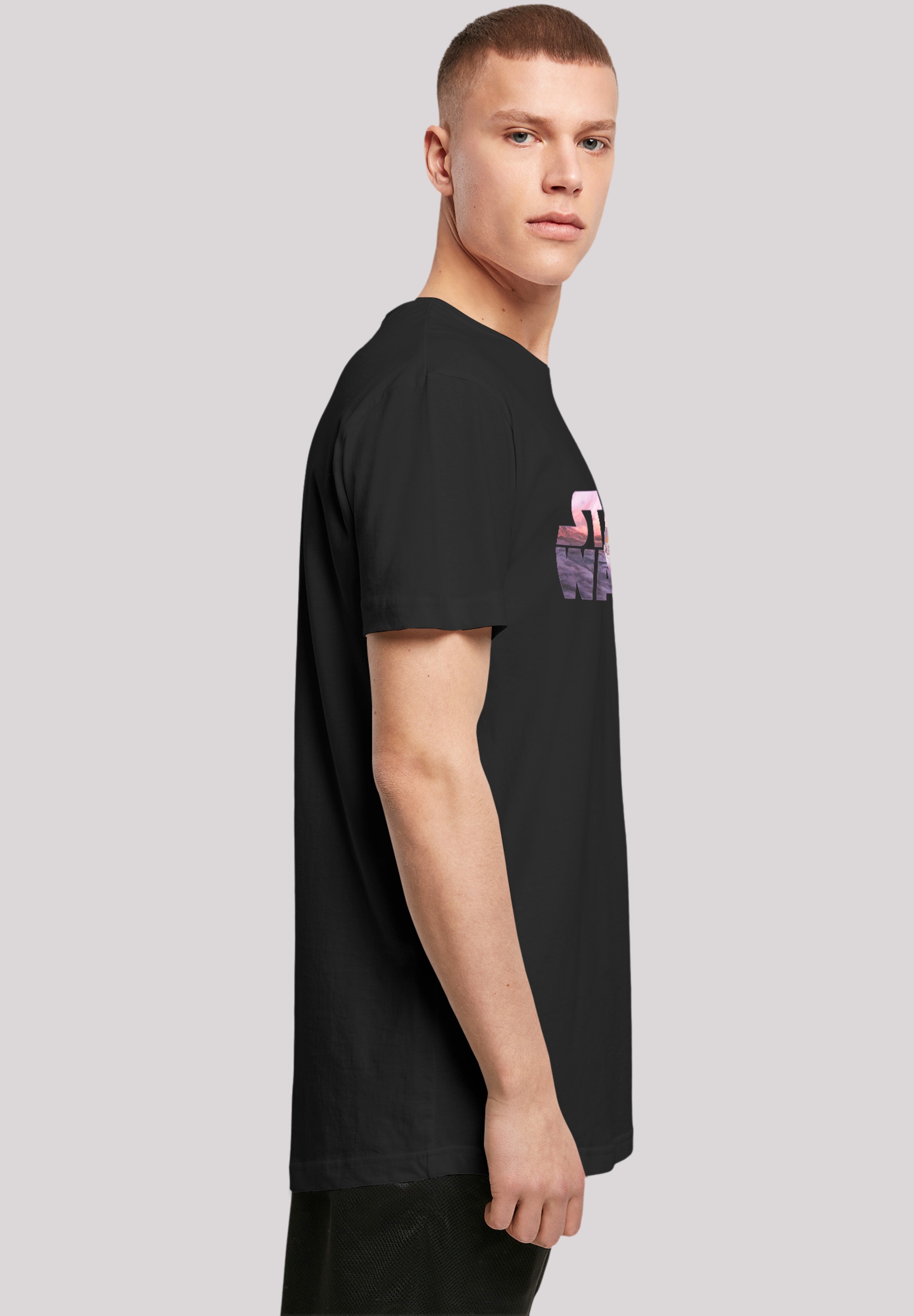 F4NT4STIC T-Shirt »Star Wars The Mandalorian Child Ride The Sky«, Premium Qualität