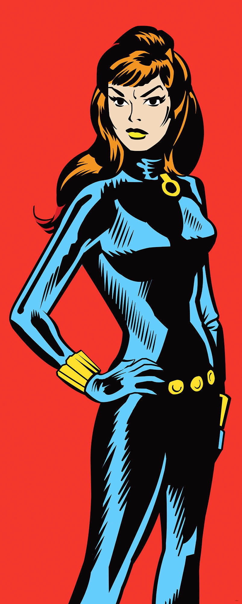 Komar Vliestapete »Marvel PowerUp Widow«, 100x250 cm (Breite x Höhe)
