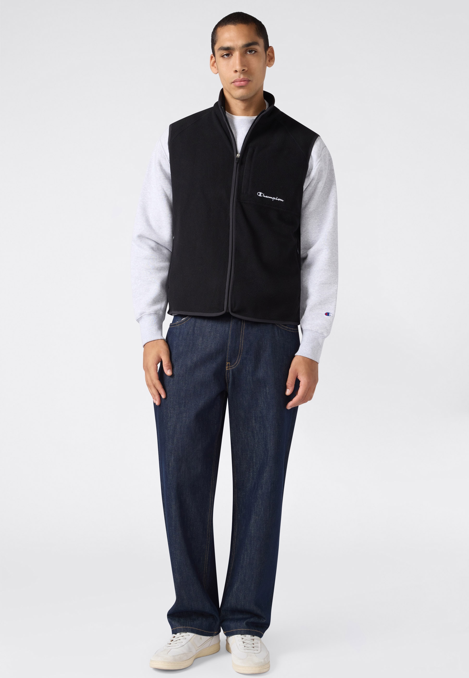 Champion Fleeceweste »SPORTWEAR ZIP-UP VEST Slim Fit Micro Polar« mit Zip-Up-Design, aus Polyester, schmale Silhouette