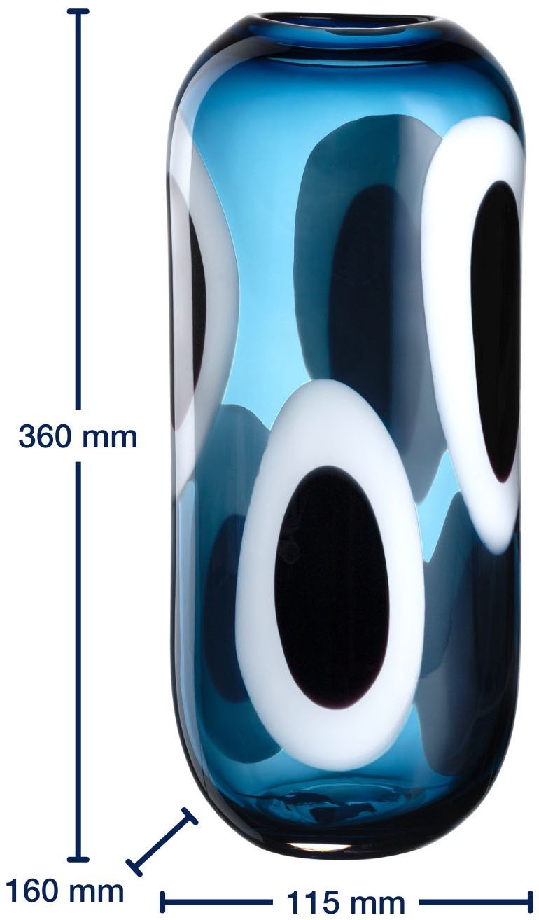 LEONARDO Dekovase »Vase OCCHI BLU«, (1 St.)