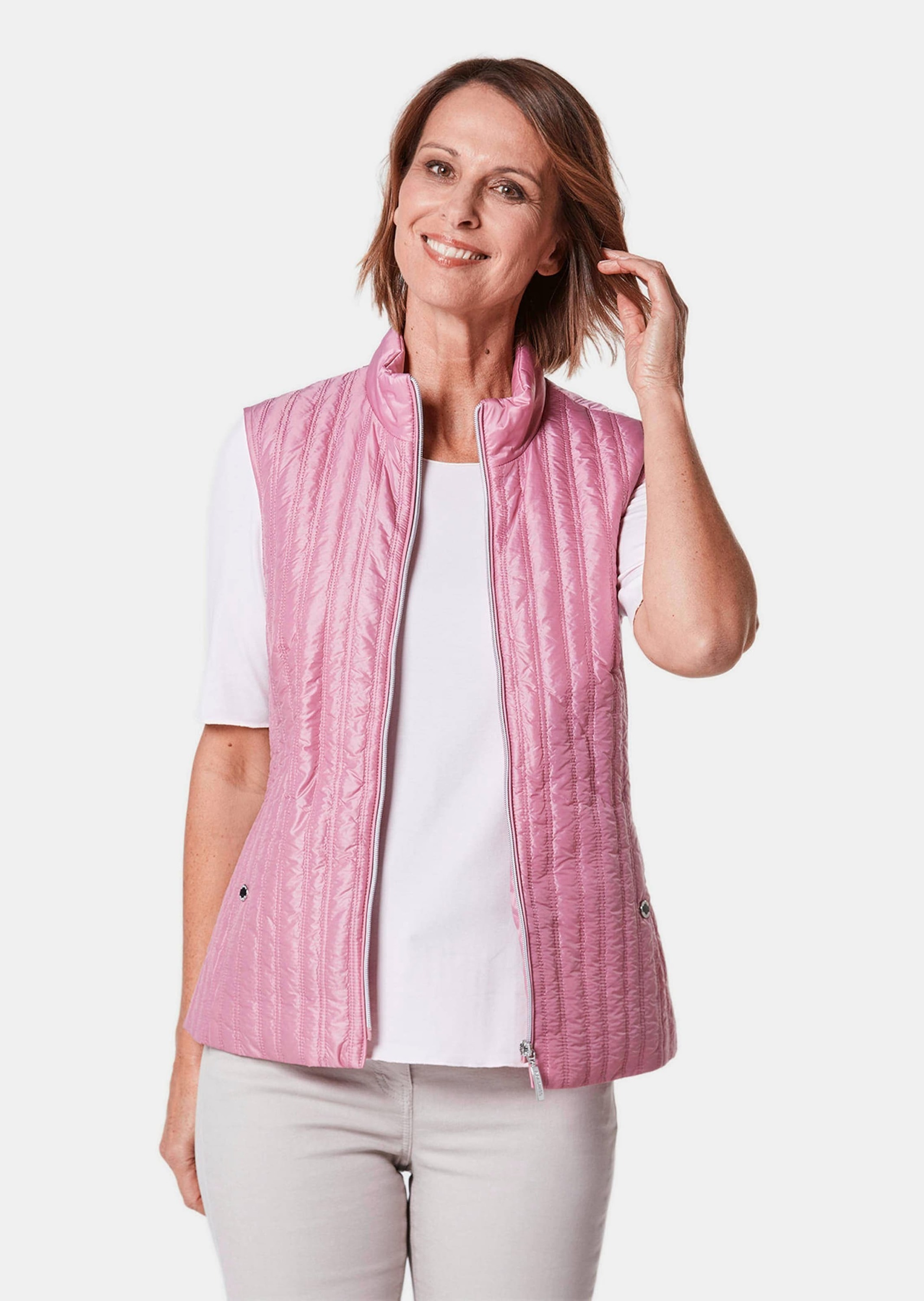 GOLDNER Kurzweste "Leichte Steppweste mit Stehkragen" Leicht wattiert günstig online kaufen