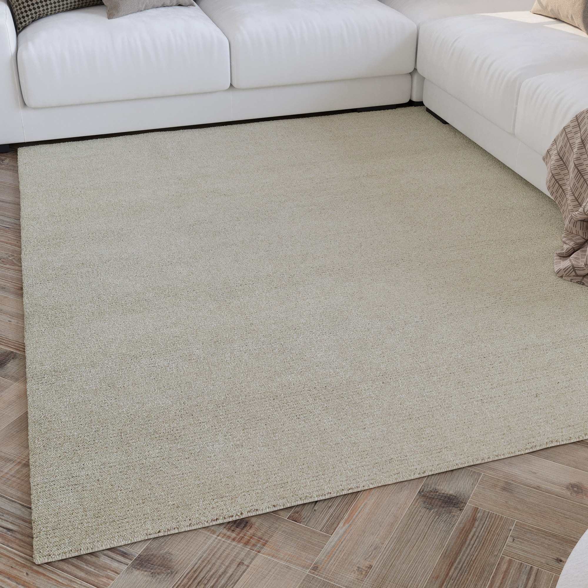 Wecon home "Hamptons THIRTYTWO" rechteckig 15 mm Höhe Läufer, Kurzflor, Wohnzimmer, Schlafzimmer, elegant, robust, Linien