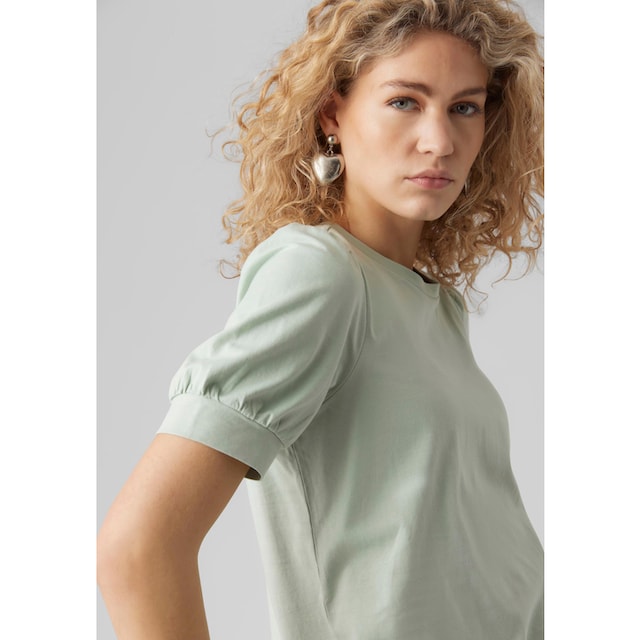 Vero Moda T-Shirt »VMKERRY 2/4 O-NECK TOP VMA JRS NOOS«, mit  Rundhalsausschnitt für bestellen | BAUR