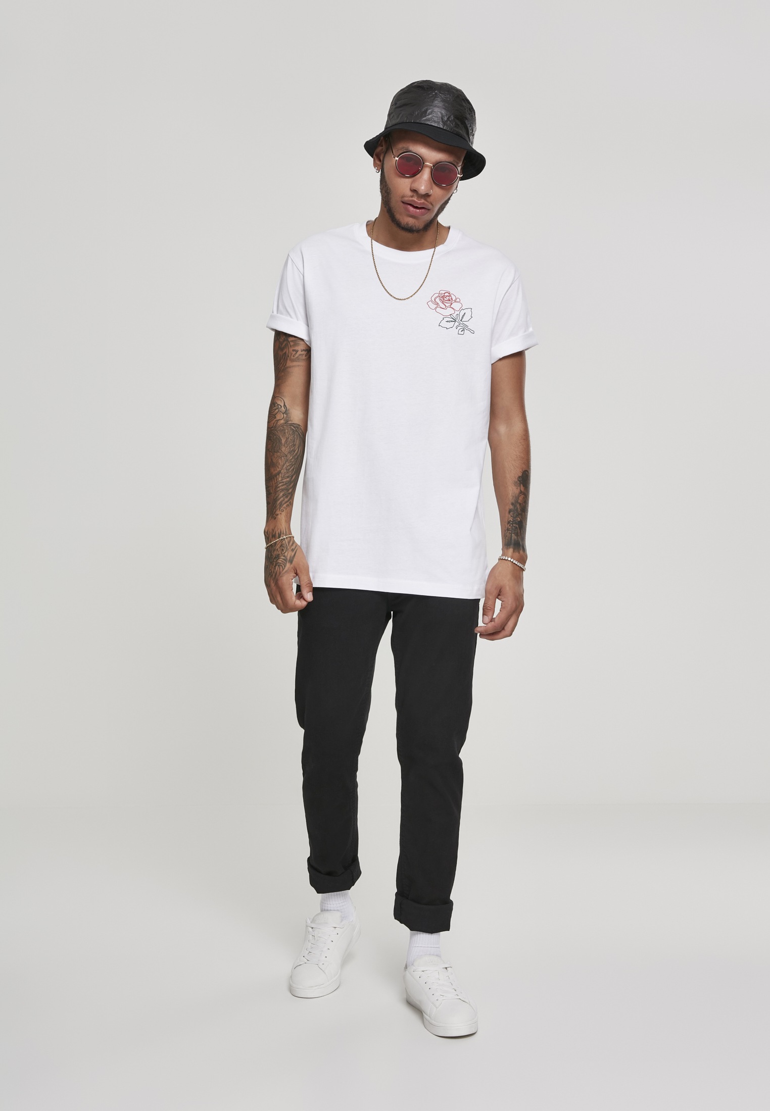 MisterTee T-Shirt »MisterTee Herren Keke Rose Tee«, (1 tlg.)