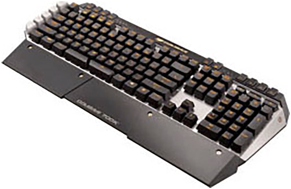 Cougar Gaming-Tastatur »700K MX-Brown (DE)«, (Gaming-Modus-Profil-Speicher-Ziffernblock-Multimedia-Tasten-Handgelenkauflage-Makro-Tasten)