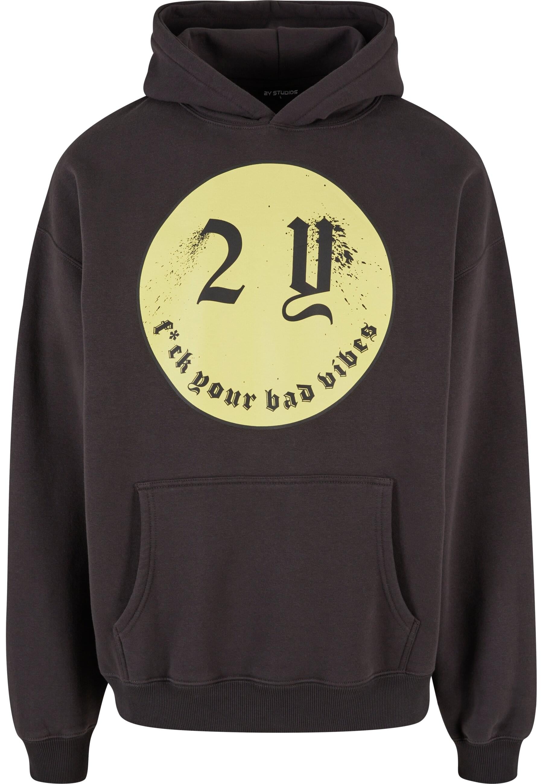 2Y Studios Kapuzensweatshirt "2Y Studios Herren Smiley Oversize Hoodie" 1 S günstig online kaufen