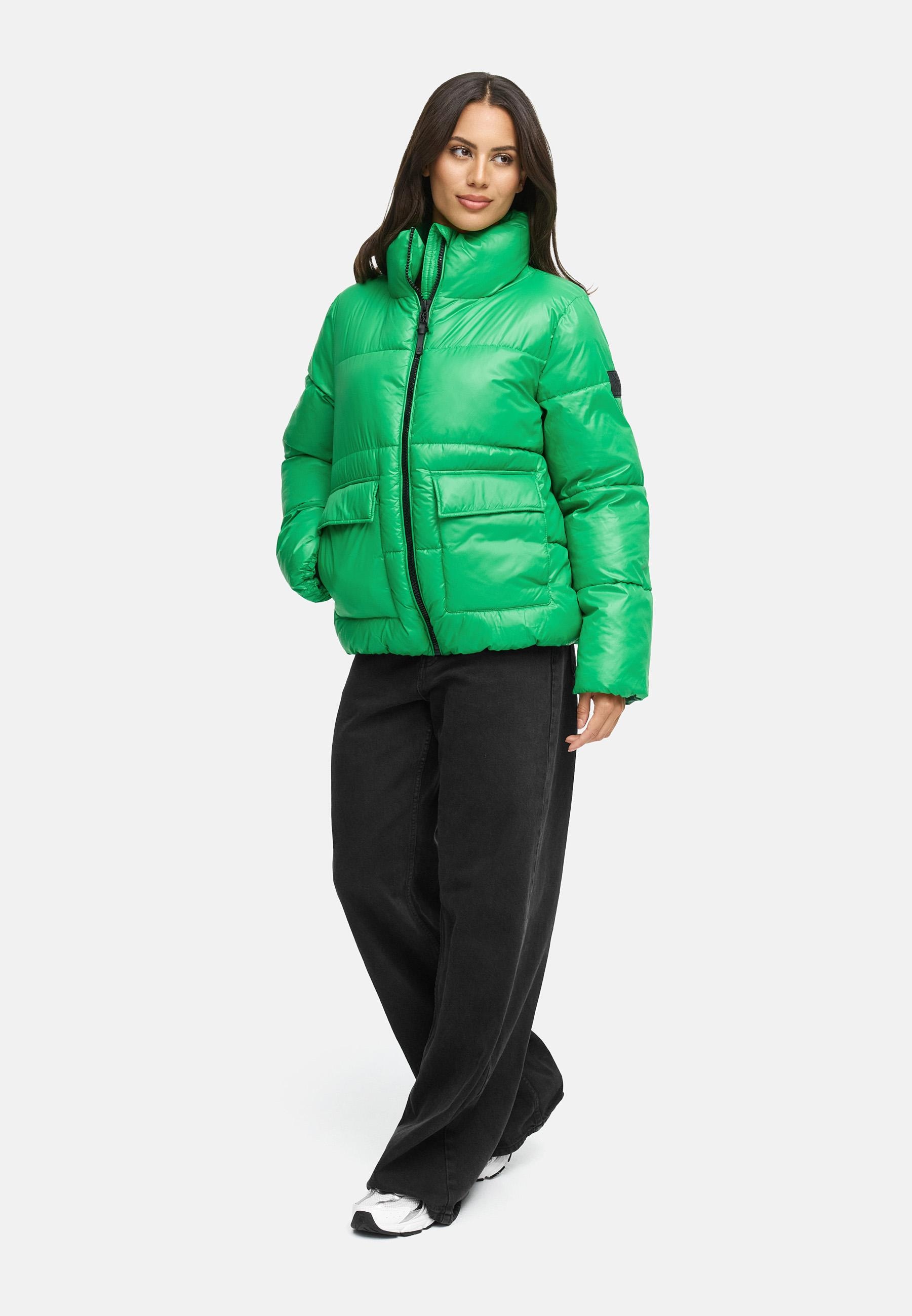 Navahoo Kurzjacke »Eispracht 14«, ohne Kapuze, Kurze gesteppte Damen Winterjacke