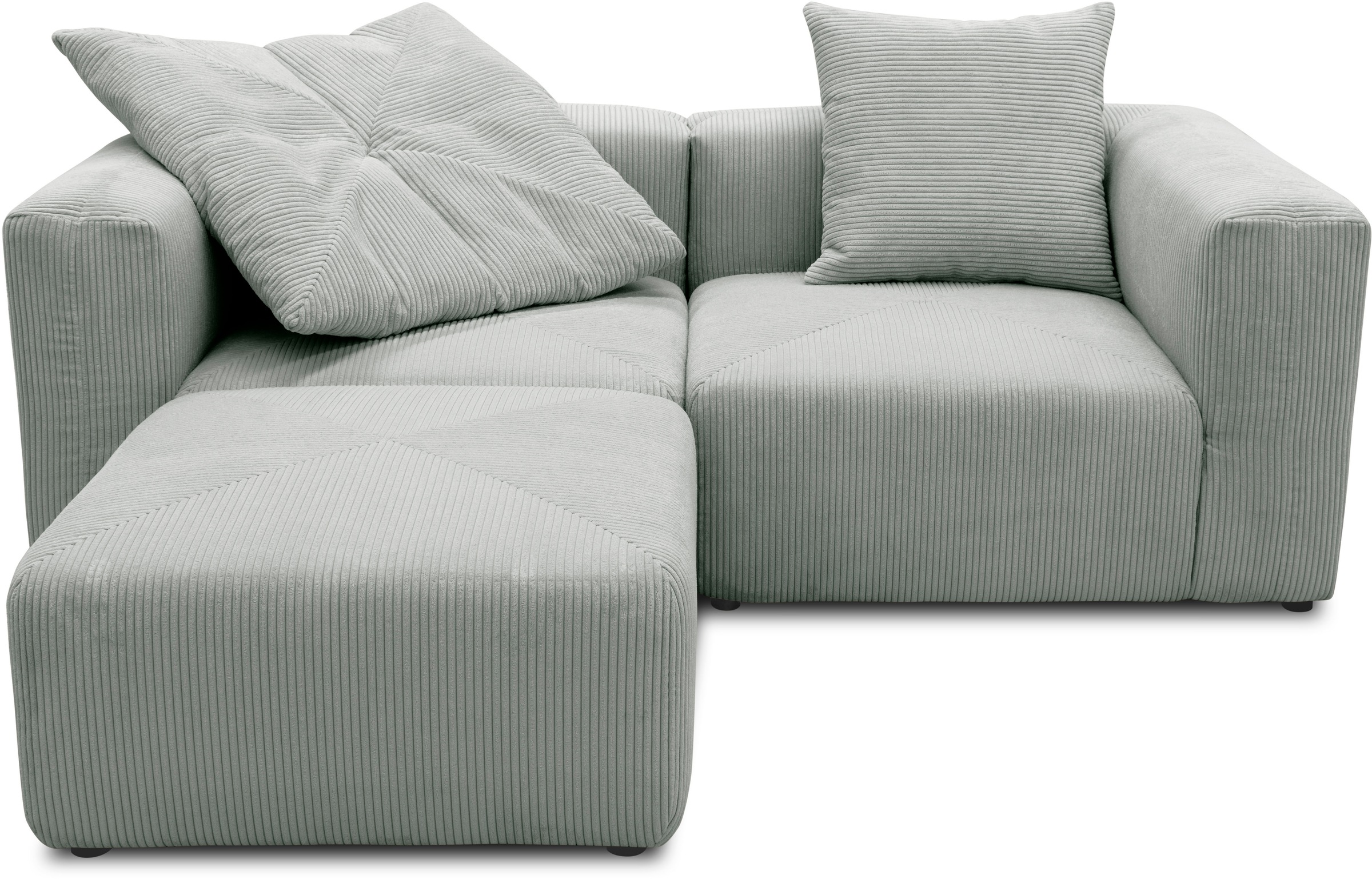 Home affaire Ecksofa "Gerrid L-Form" Cord, Modulsofa, bestehend aus 2 Eckel günstig online kaufen
