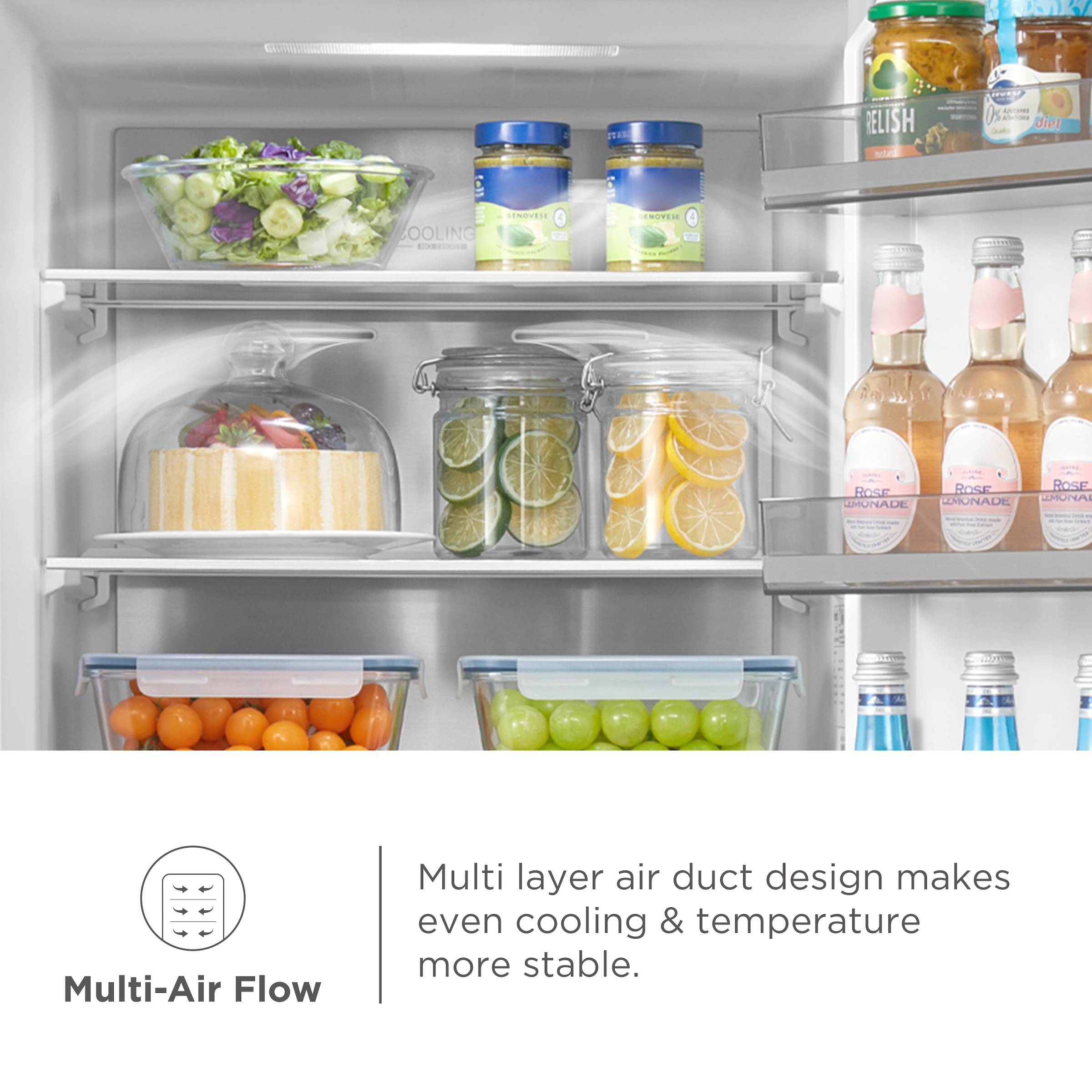 Hanseatic Kühl-/Gefrierkombination »HKGKB18560ANFI« 185 cm hoch 59,5 cm breit