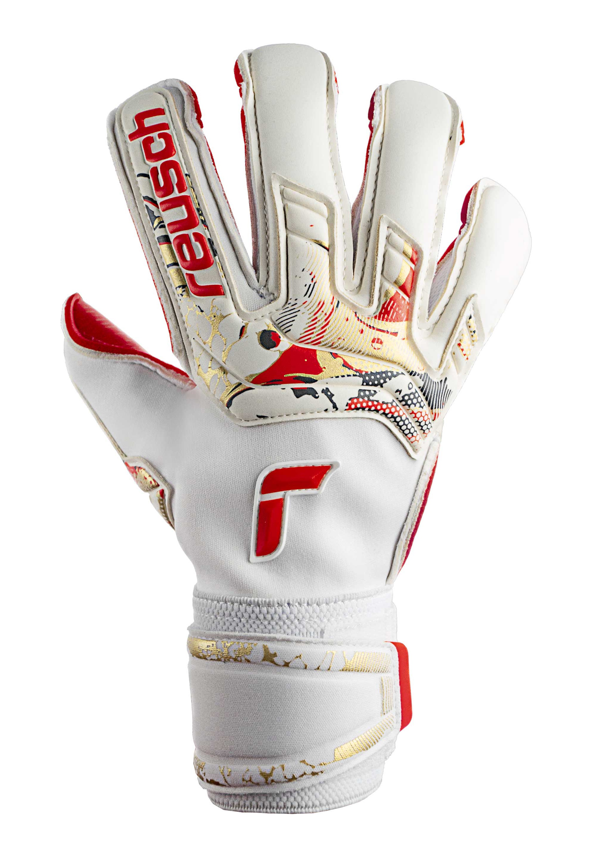 Reusch Torwarthandschuhe »Attrakt Gold X GluePrint Ortho-Tec«, mit Grip
