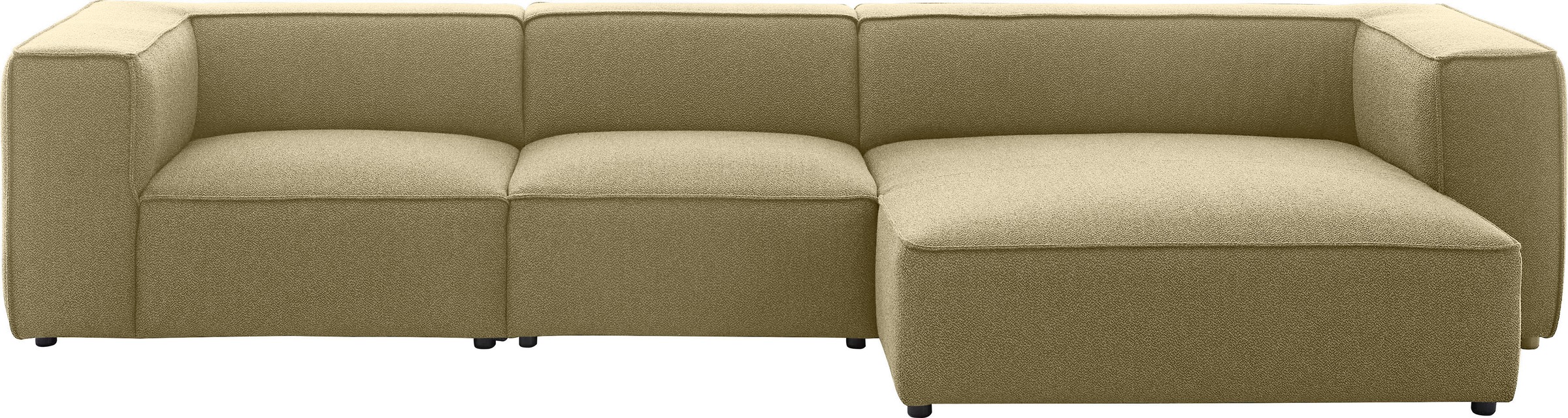 W.SCHILLIG Ecksofa »around-the-block«, mit eleganter Biese, mit Federkern, Breite 341 cm