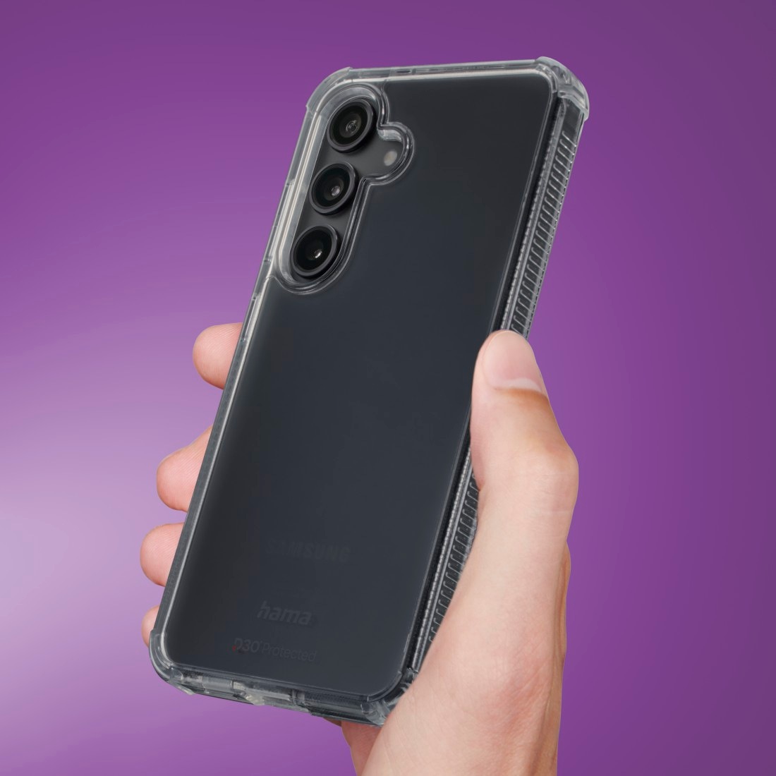 Hama Smartphone-Hülle »Handyhülle für Samsung Galaxy A17 durchsichtig, stoßfest, sturzsicher« Samsung Galaxy A17