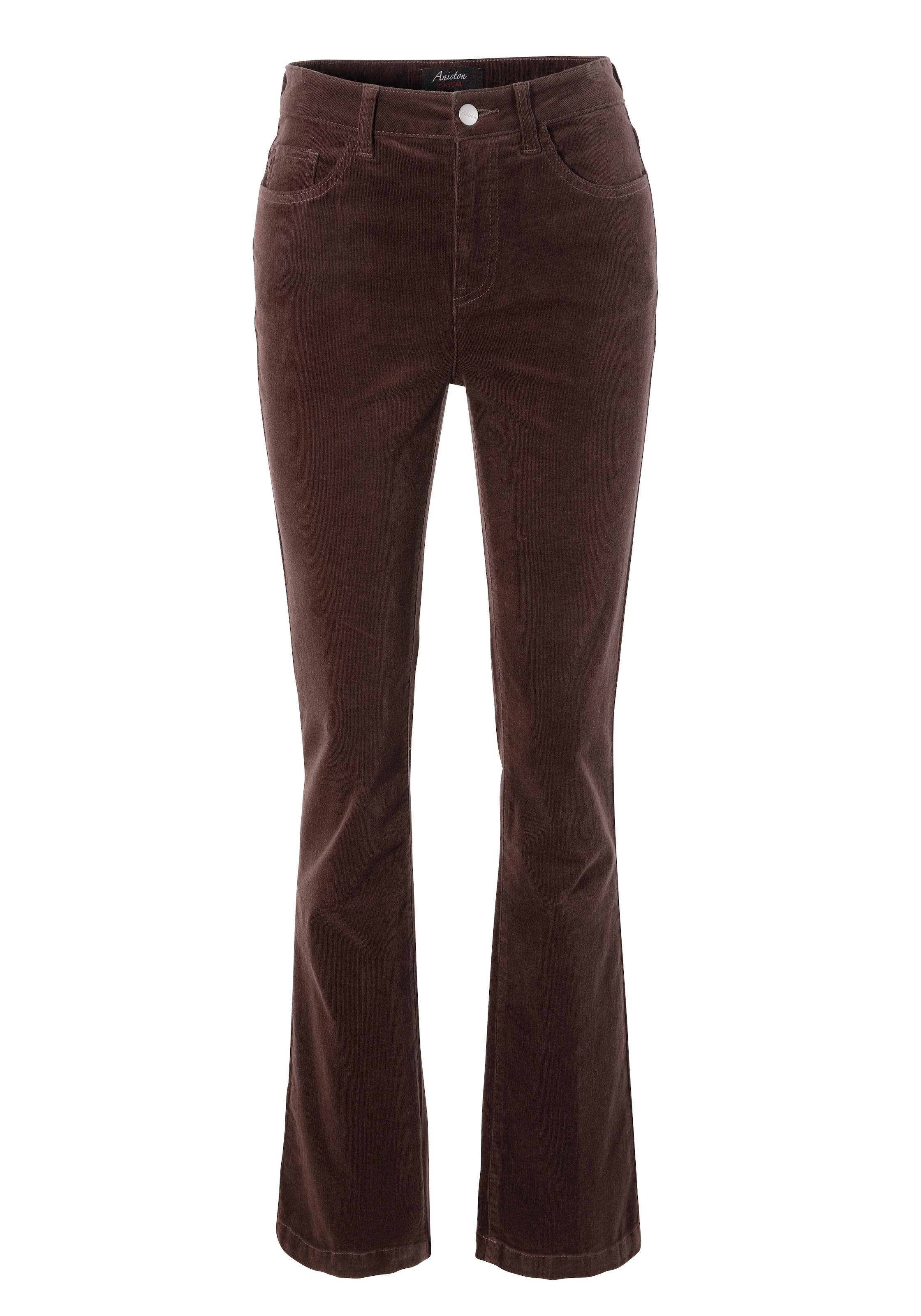 Aniston CASUAL Cordhose, in trendiger Bootcut-Form