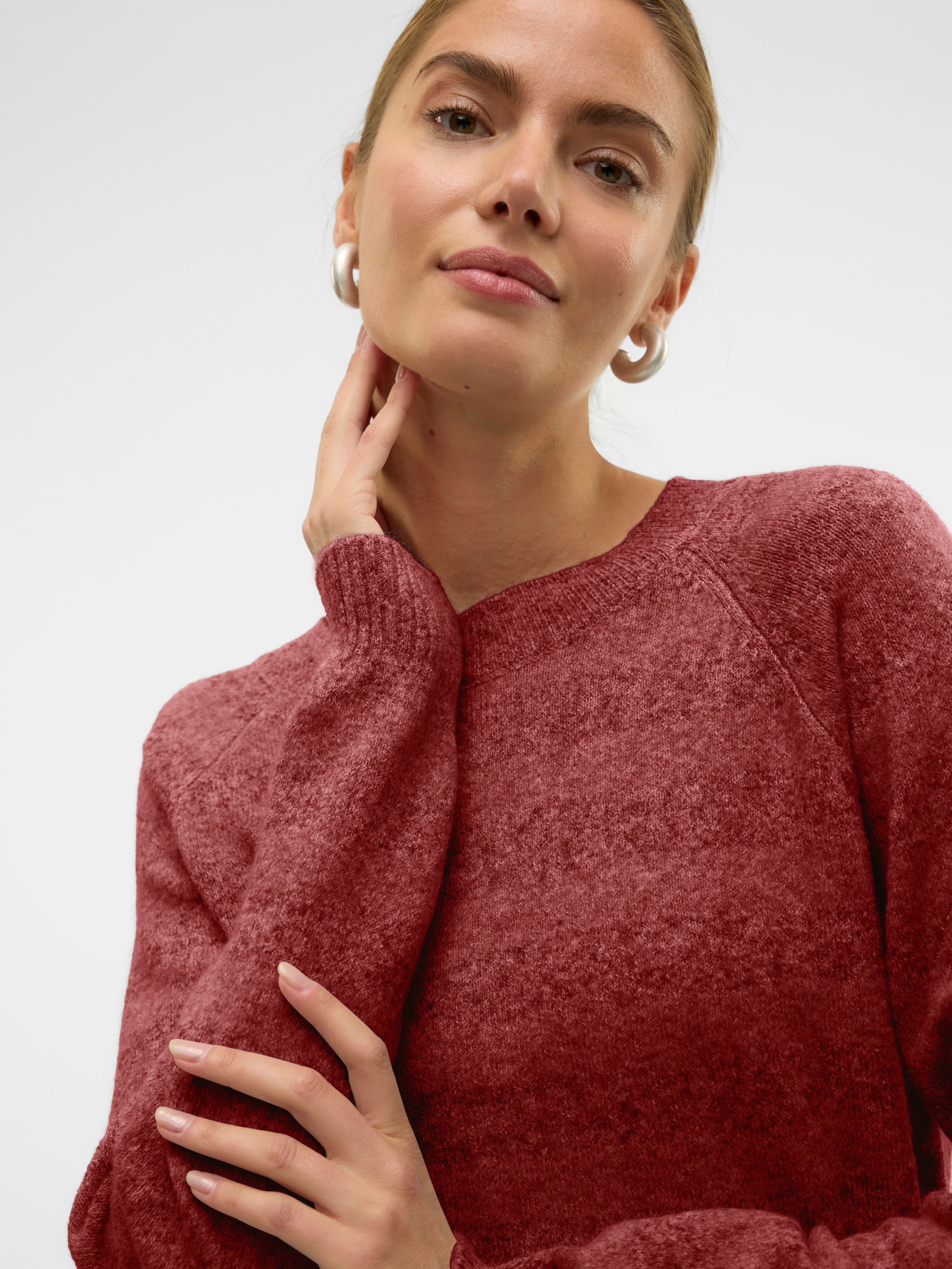 Vero Moda Rundhalspullover »VMDOFFY LS O-NECK BLOUSE GA NOOS«