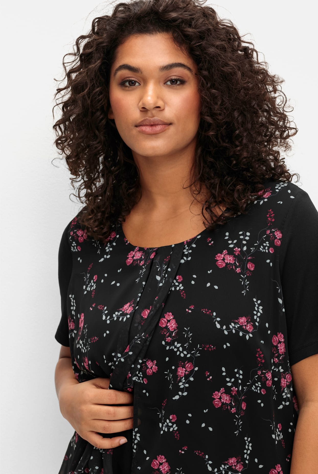 Sheego Blusenshirt »Blusenshirt«, (1 tlg.)
