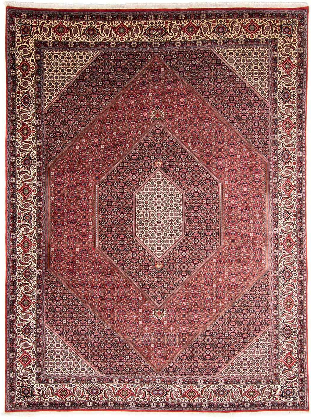 morgenland Orientteppich »Perser - Bidjar - 360 x 250 cm - hellrot«, rechteckig, Wohnzimmer, Handgeknüpft, Einzelstück mit Zertifikat