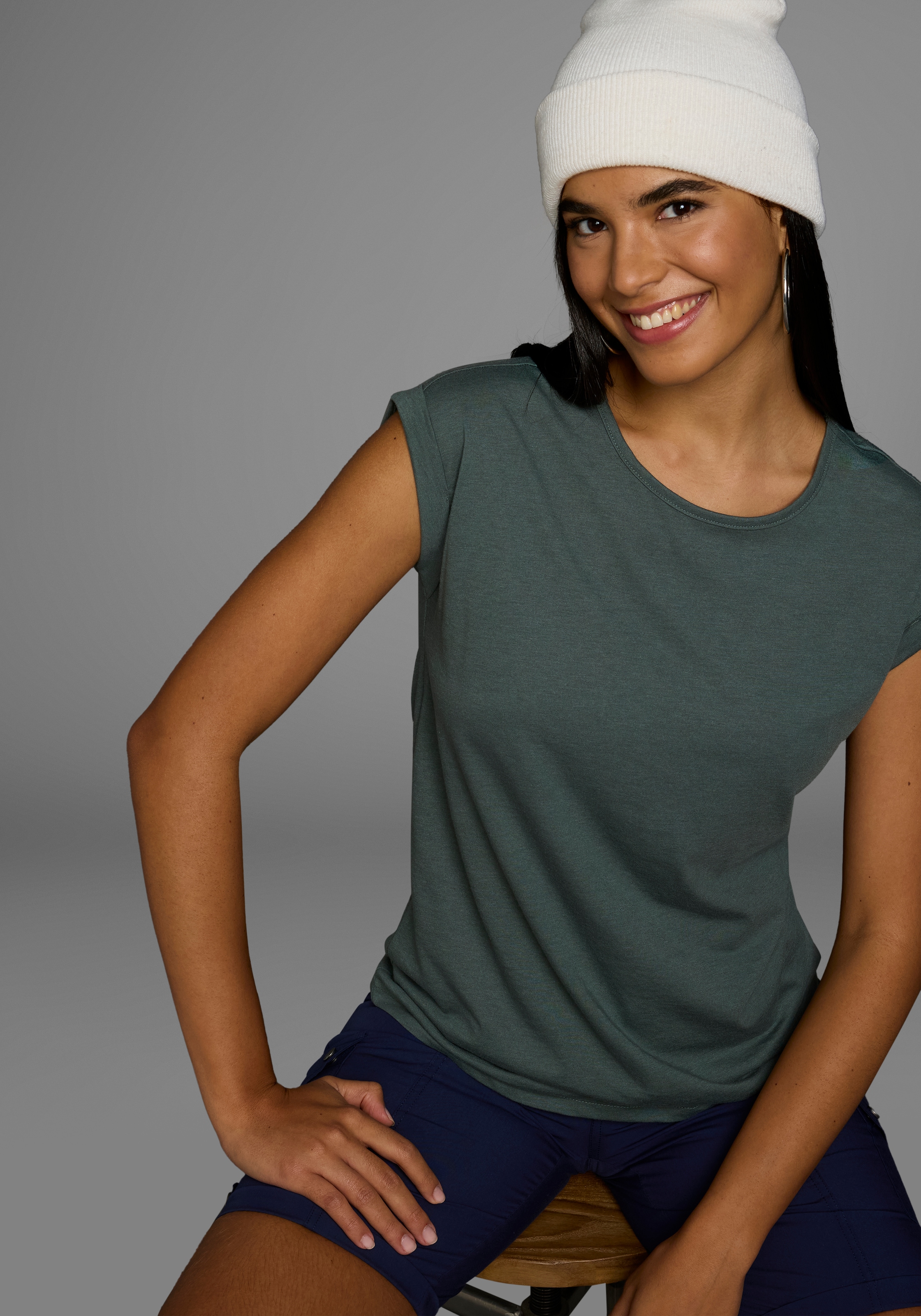 Boysens T-Shirt "in vielen Farben & großen Größen" Kurzarm, unifarben, Rundhals, für Freizeit und Alltag