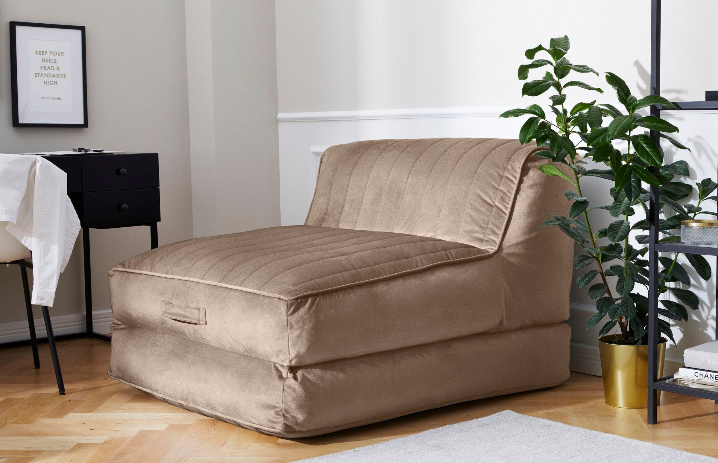 Relaxsessel »Polly«, Loungesessel mit Schlaffunktion, perfekt als Gästebett, Daybed