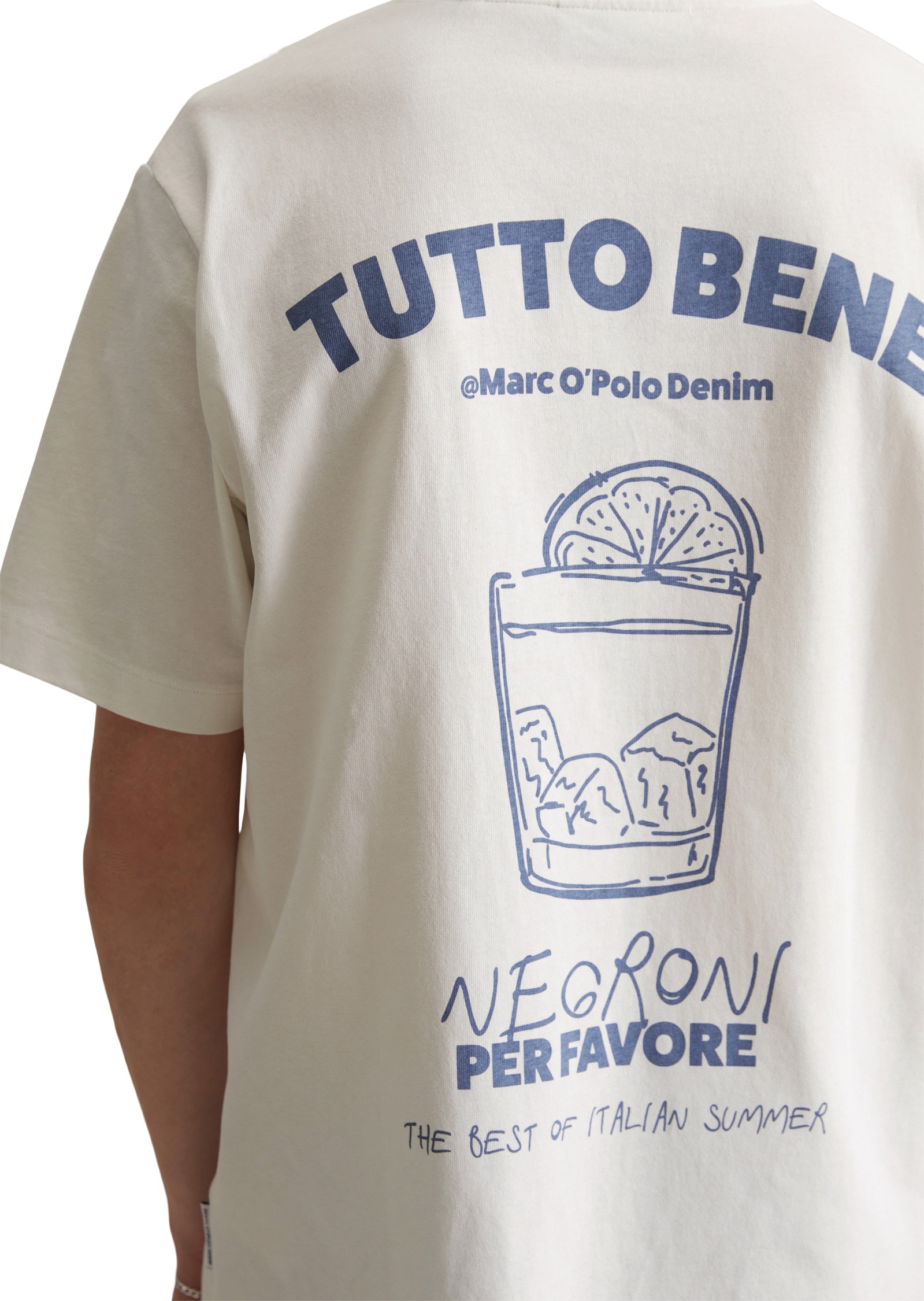 Marc O'Polo DENIM T-Shirt »mit Print auf Vorder- und Rückseite«