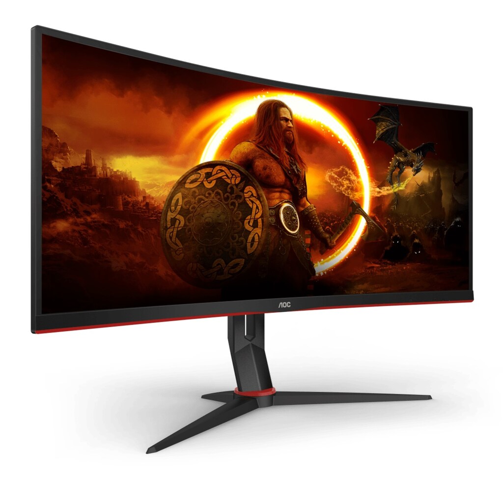 AOC Gaming-Monitor »CU34G2/BK«, 86 cm/34 Zoll, 3440 x 1440 px, QHD+, 1 ms Reaktionszeit, 100 Hz