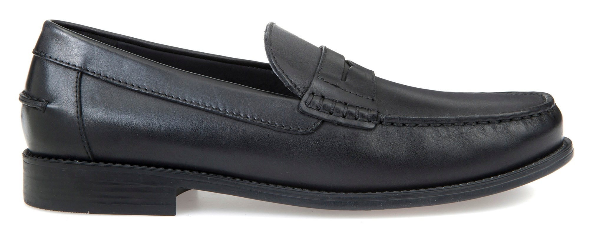 Geox Mokassin, Business Schuh, Loafer mit Blockabsatz