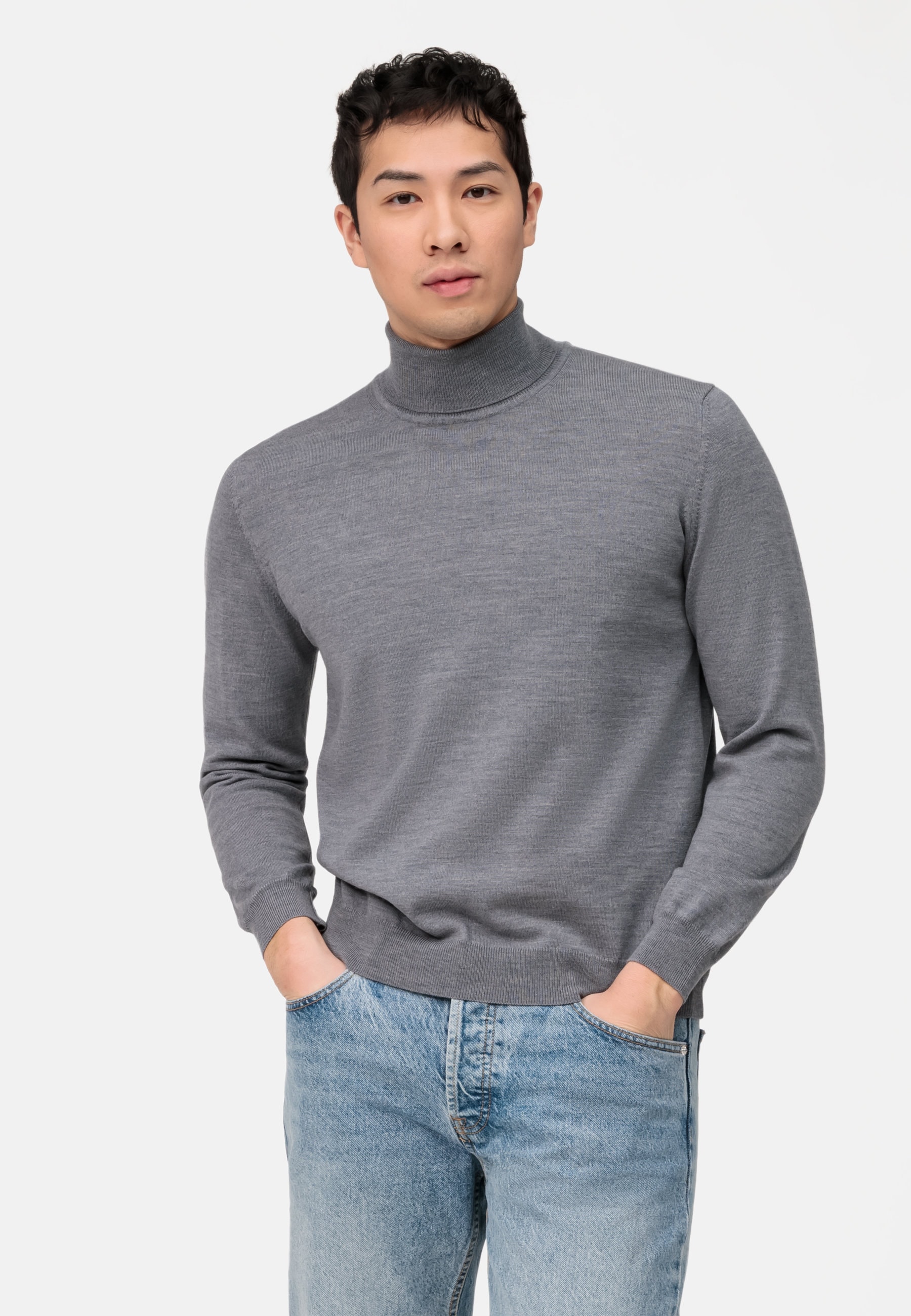 OLYMP Rollkragenpullover "OLYMP Casual Strick" günstig online kaufen