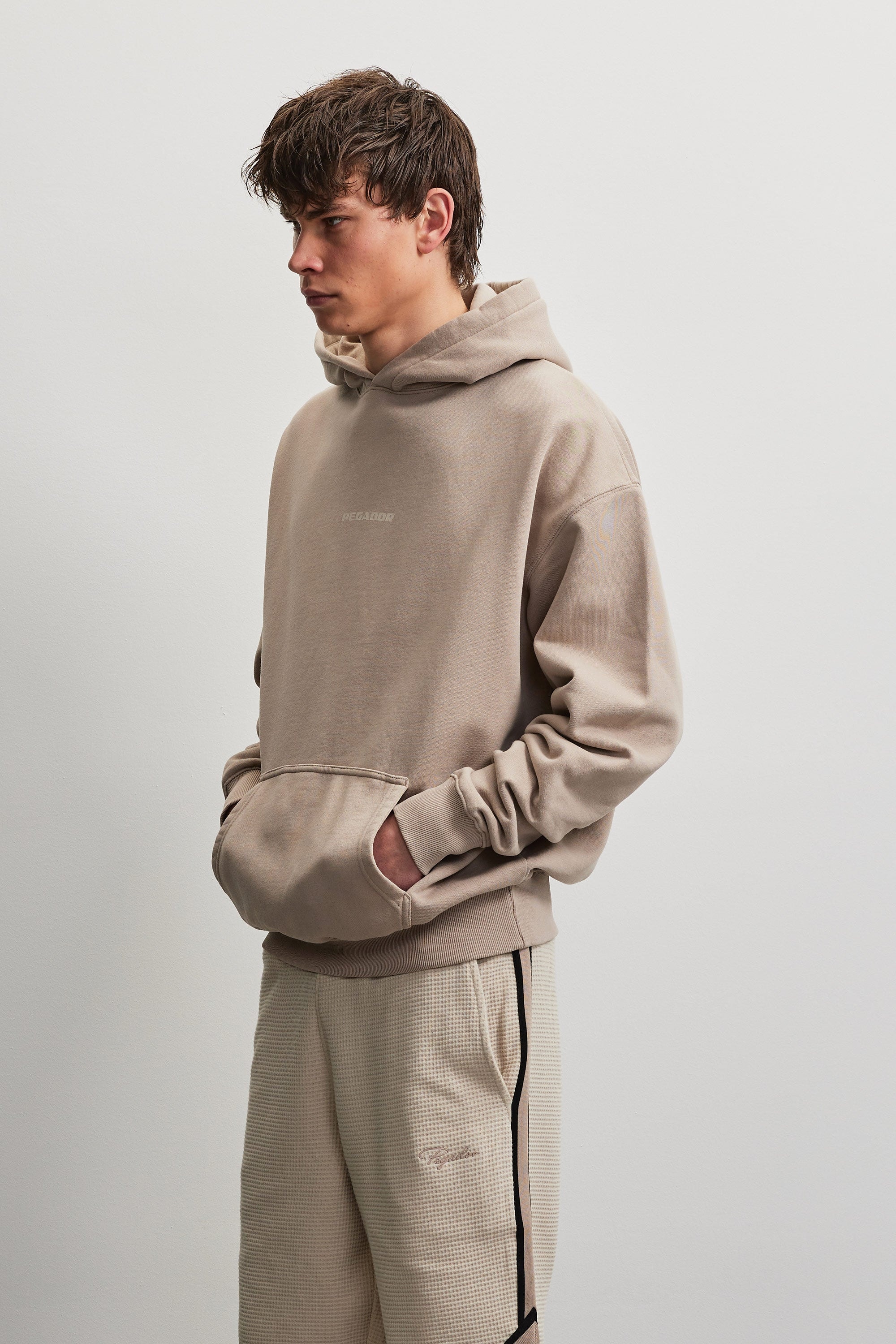 PEGADOR Kapuzensweatshirt »COLNE LOGO OVERSIZED HOODIE«, Baumwollmischung, oversize
