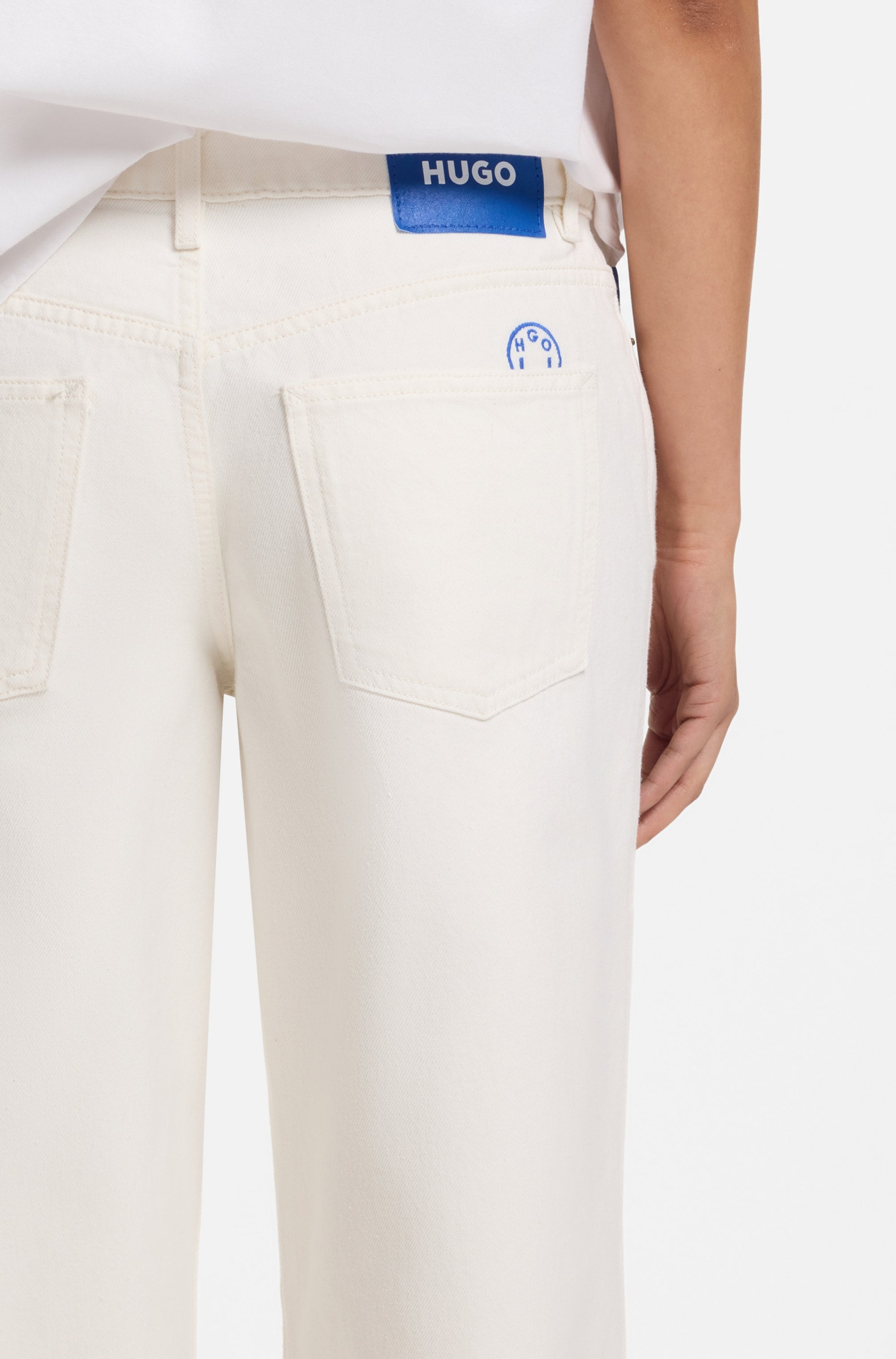 HUGO Weite Jeans »Gamala« Mid Rise, Baggy