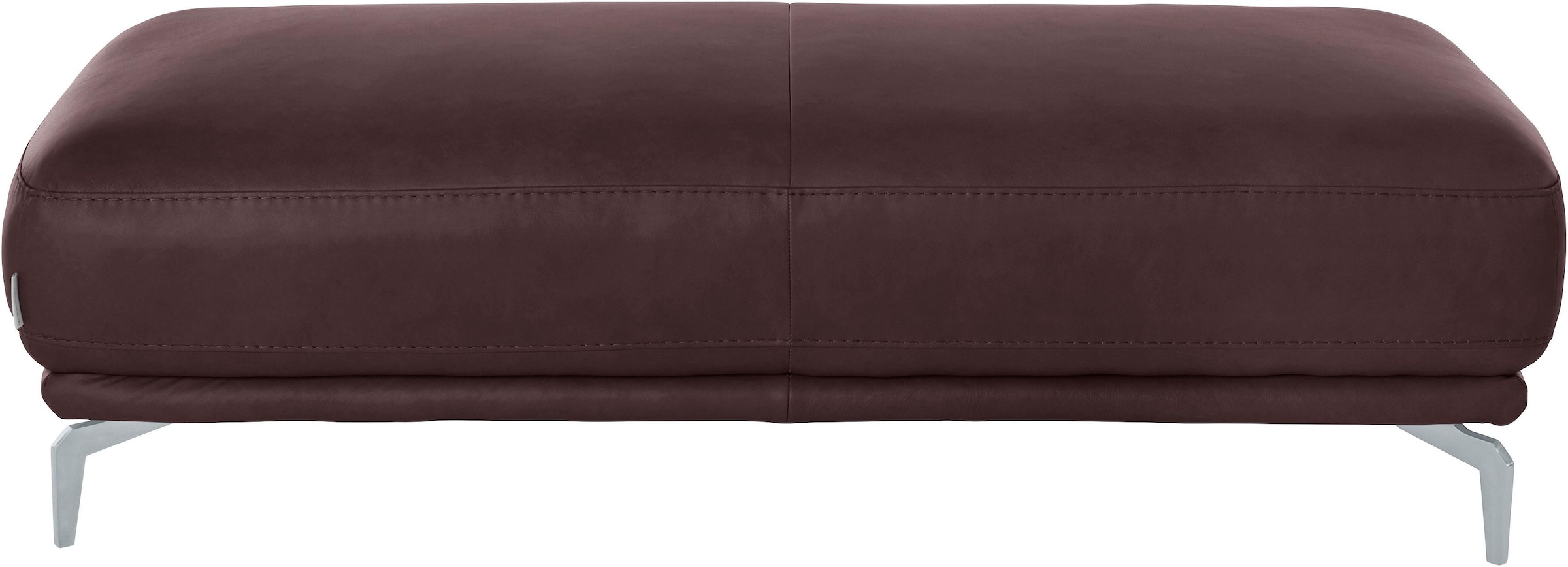 W.SCHILLIG Hocker »montanaa«, mit Metallfüßen in Silber matt, Breite 141 cm