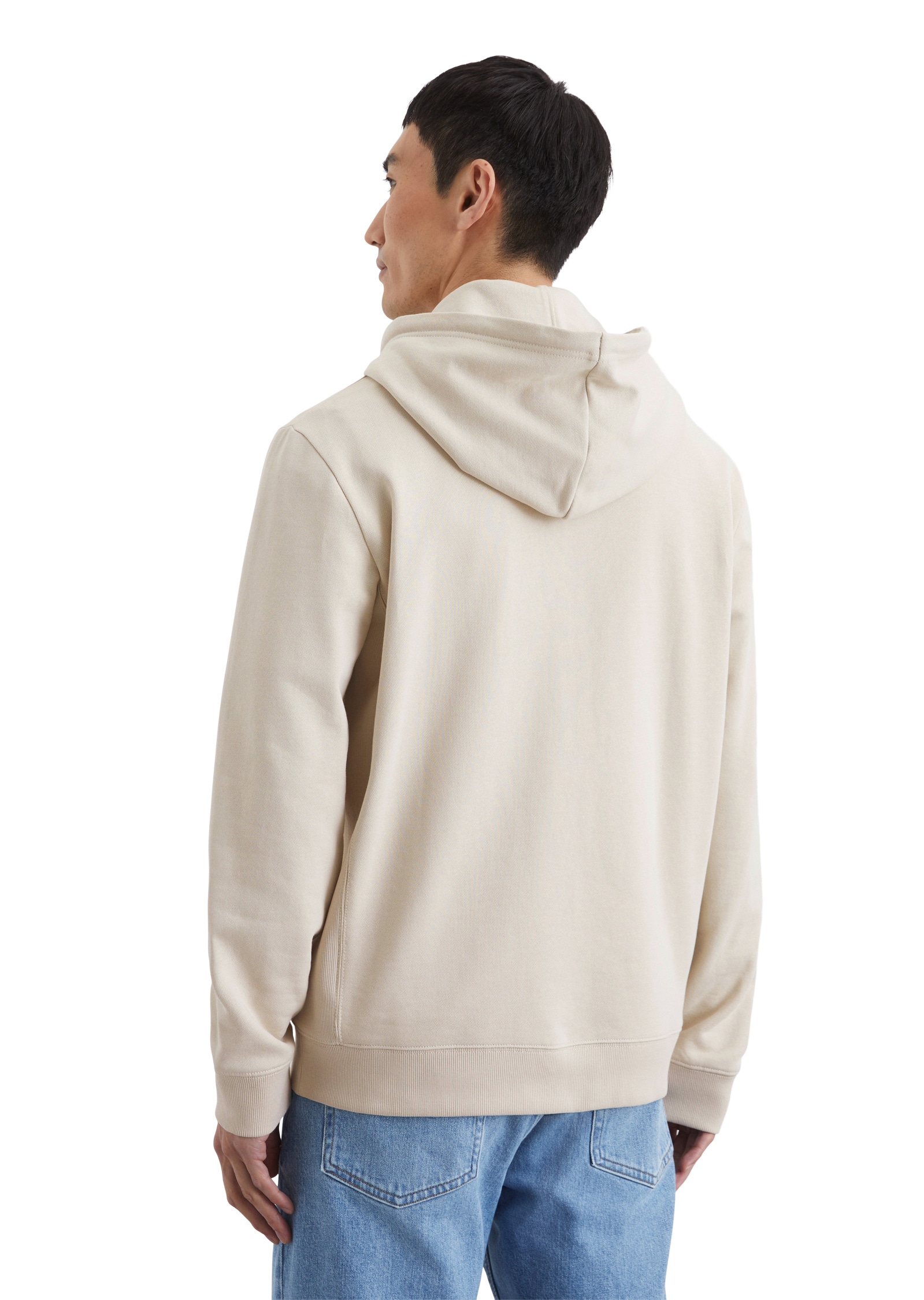 Marc O'Polo Sweatjacke »mit seitlichen Rippeinsätzen«