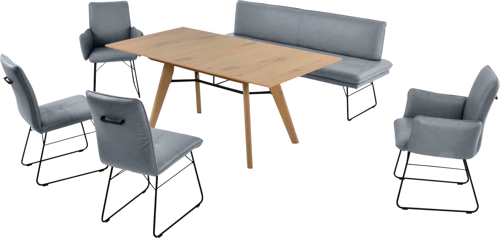 K+W Komfort & Wohnen Essgruppe "Giacomo IV" 6 Stk. tlg. Polsterbank in 2 Gr günstig online kaufen