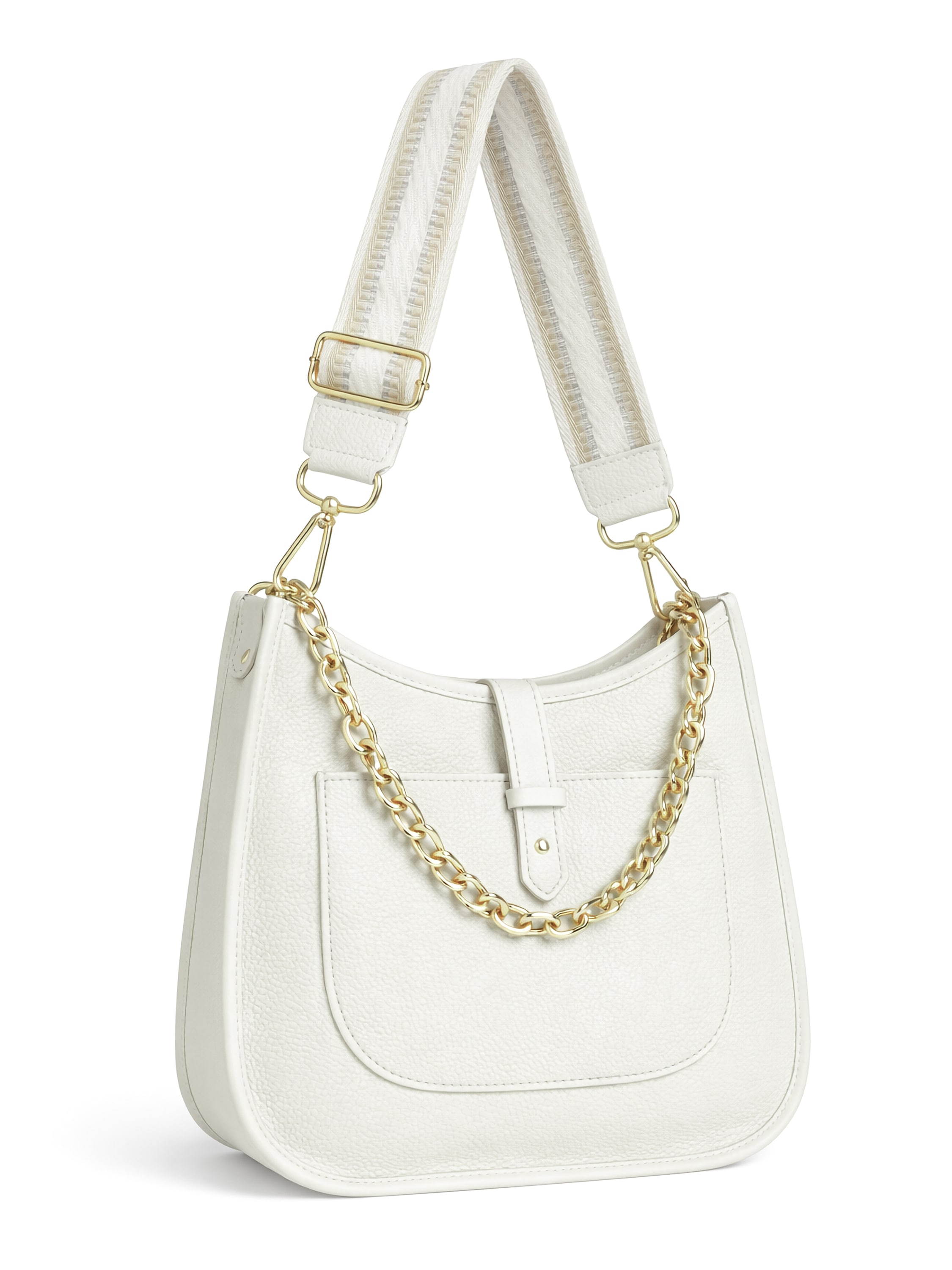 COLLEZIONE ALESSANDRO Schultertasche "München" aus Rindsleder, Made in Italy
