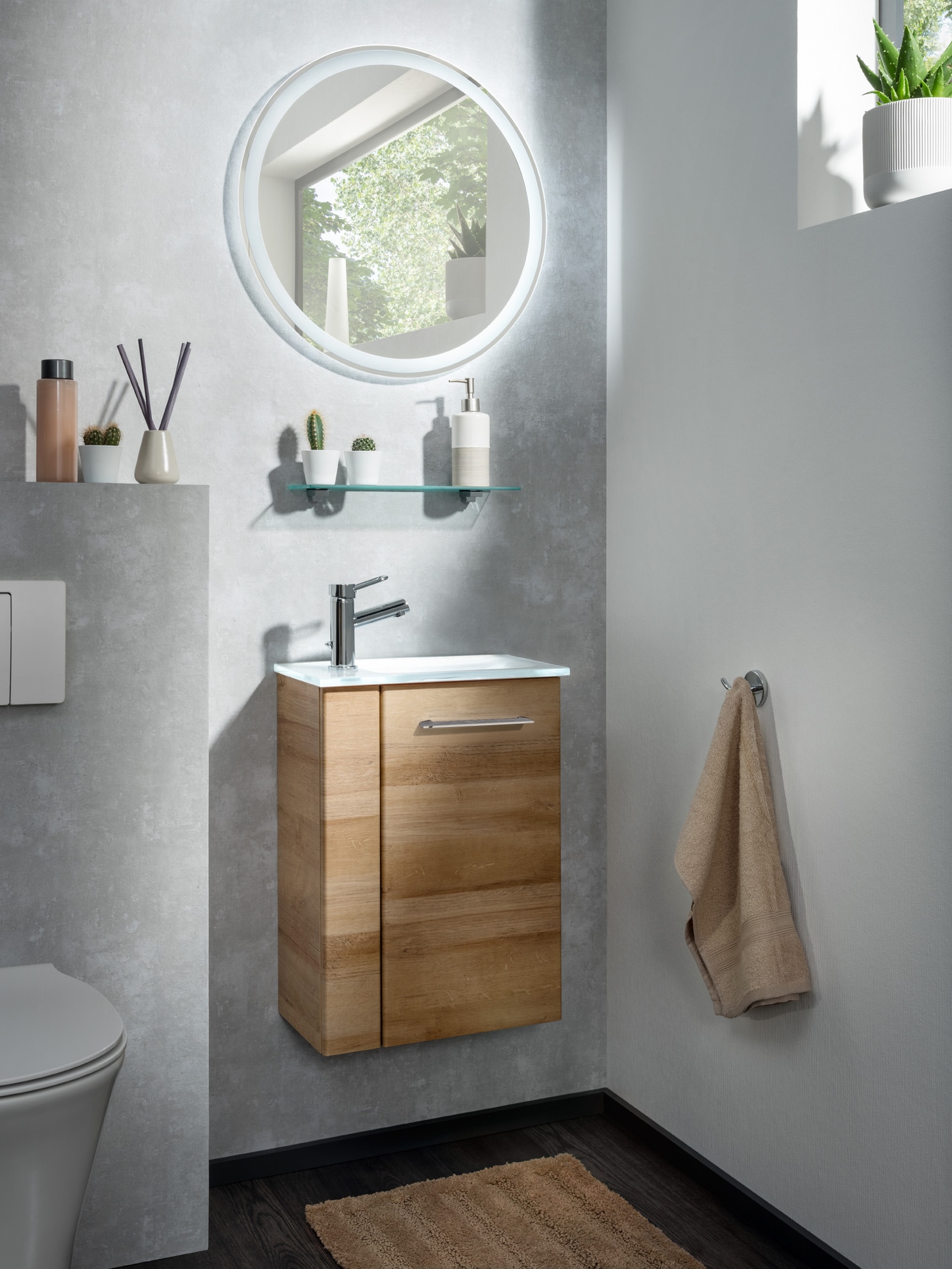 FACKELMANN Waschbeckenunterschrank »SBC«, Badmöbel für Gäste-WC, Breite ca.  45 cm bestellen | BAUR | Waschbeckenunterschränke